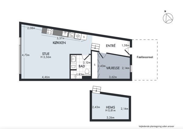 Plantegninger billede af Ryesgade 48, st.., 2100 København Ø