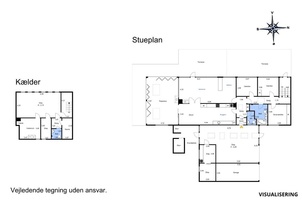 Plantegninger billede af Fuglesøvej 34, 6500 Vojens