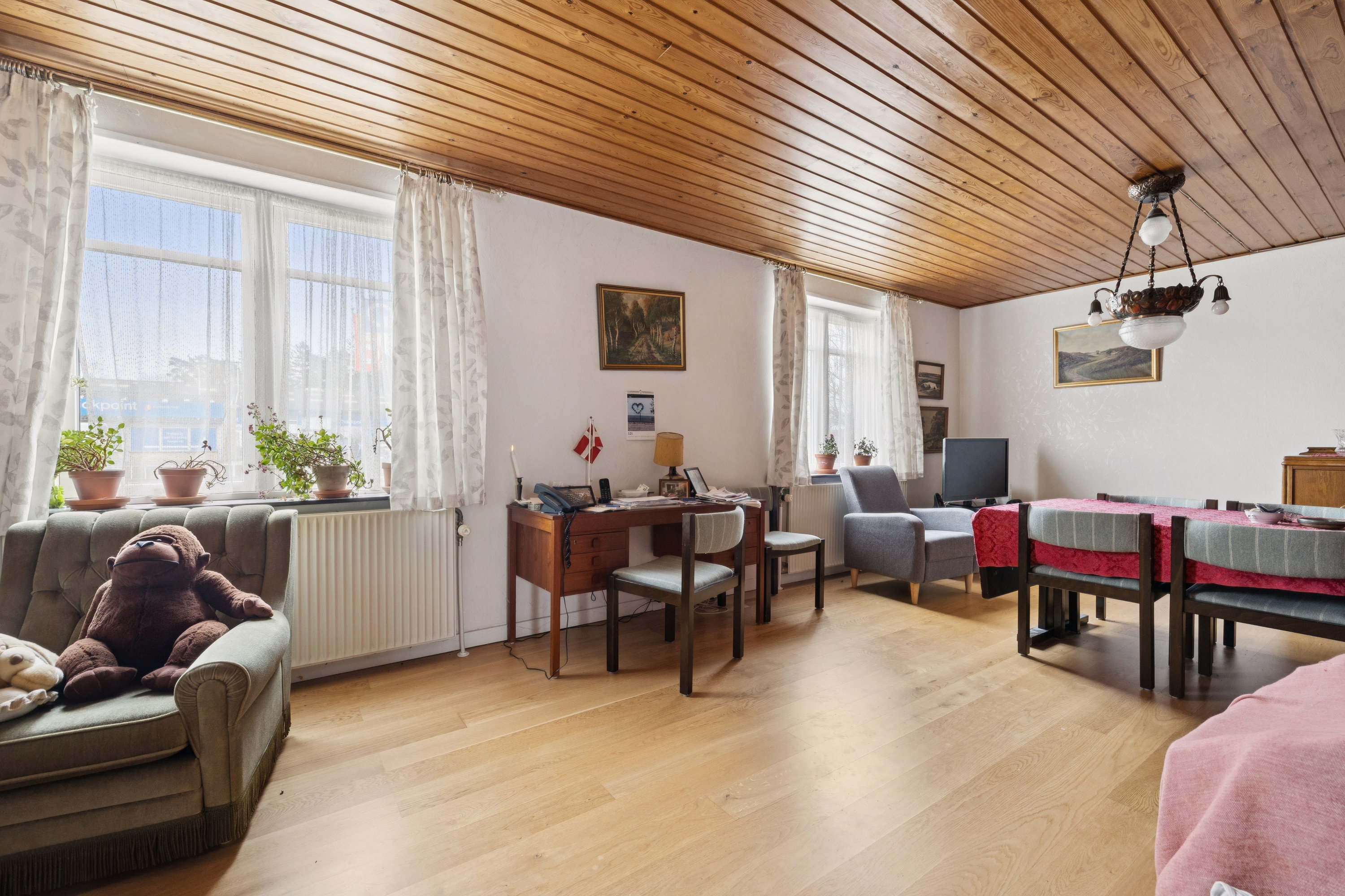 Fremhævet stue billede i fuldskærmstilstand. Billede af Vroldvej 78, 8660 Skanderborg