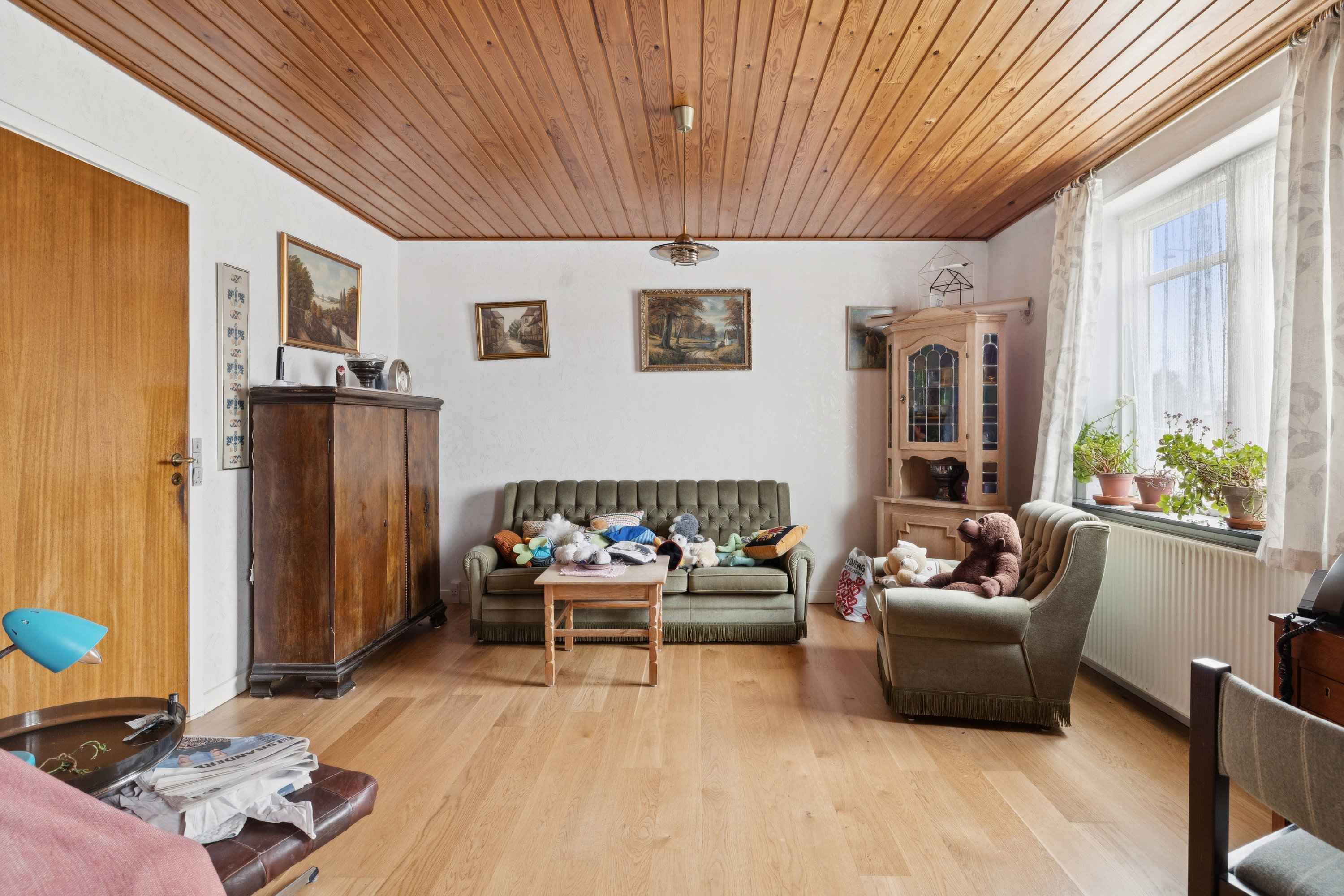 Fremhævet stue billede i fuldskærmstilstand. Billede af Vroldvej 78, 8660 Skanderborg