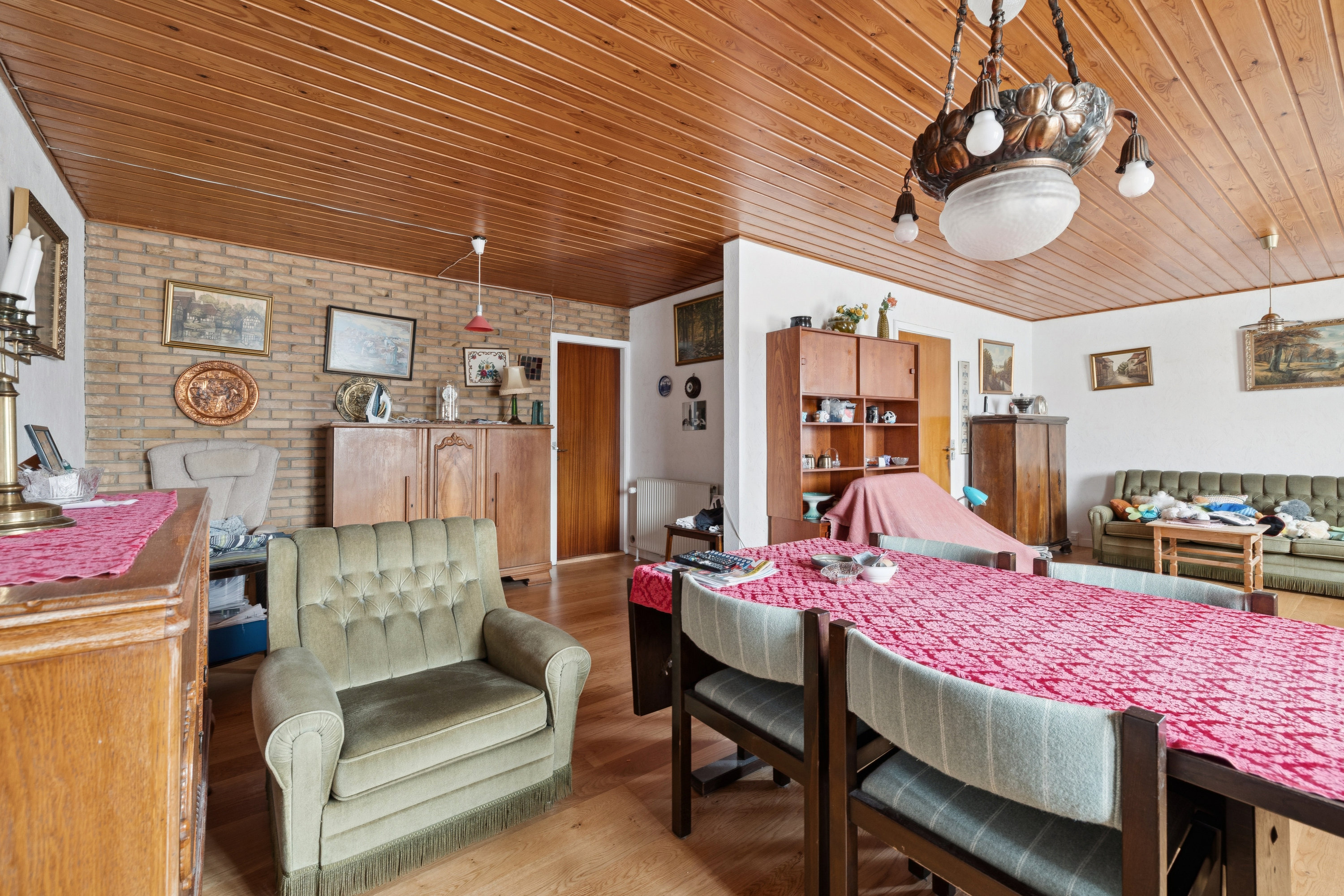 Fremhævet stue billede i fuldskærmstilstand. Billede af Vroldvej 78, 8660 Skanderborg