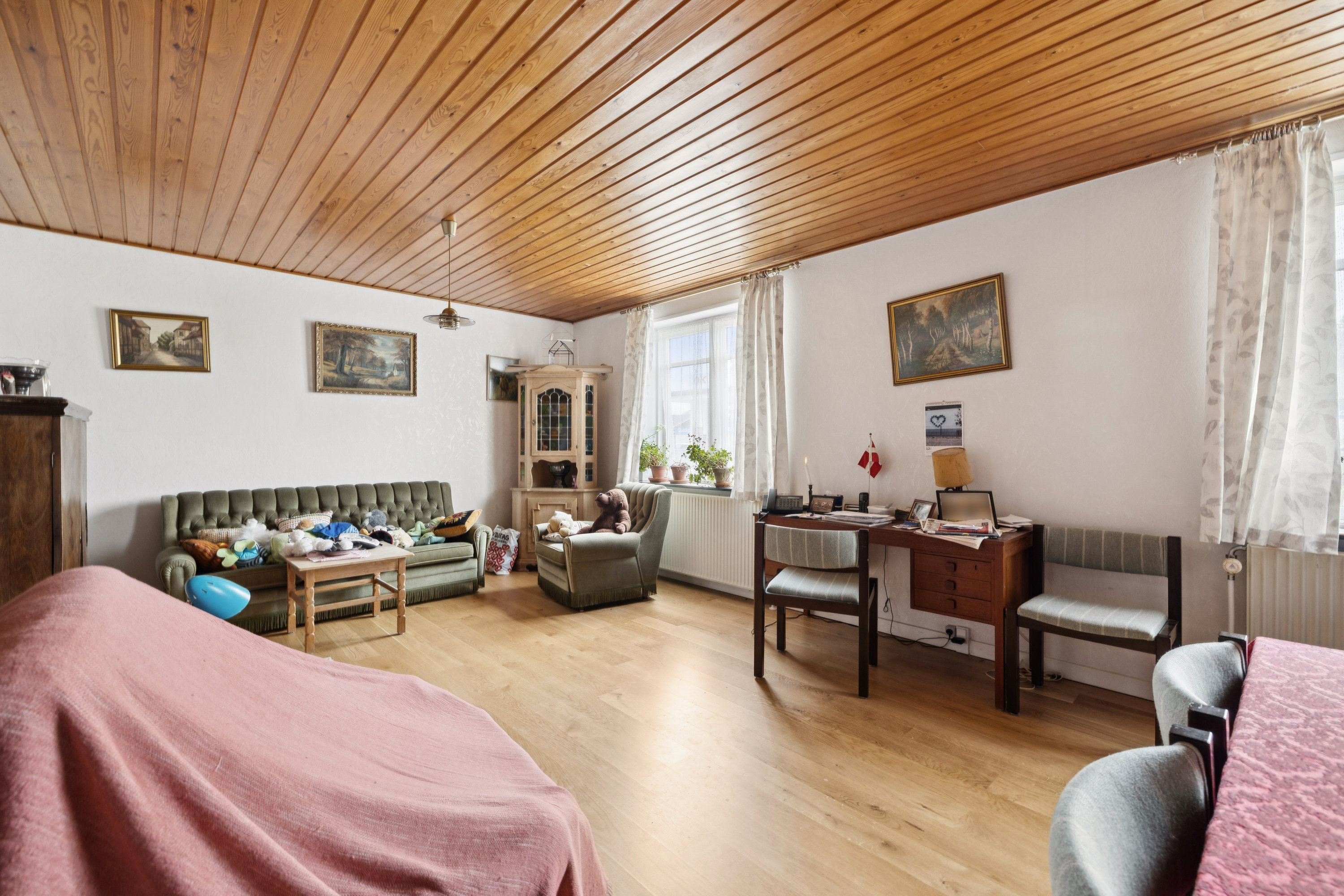 Fremhævet stue billede i fuldskærmstilstand. Billede af Vroldvej 78, 8660 Skanderborg