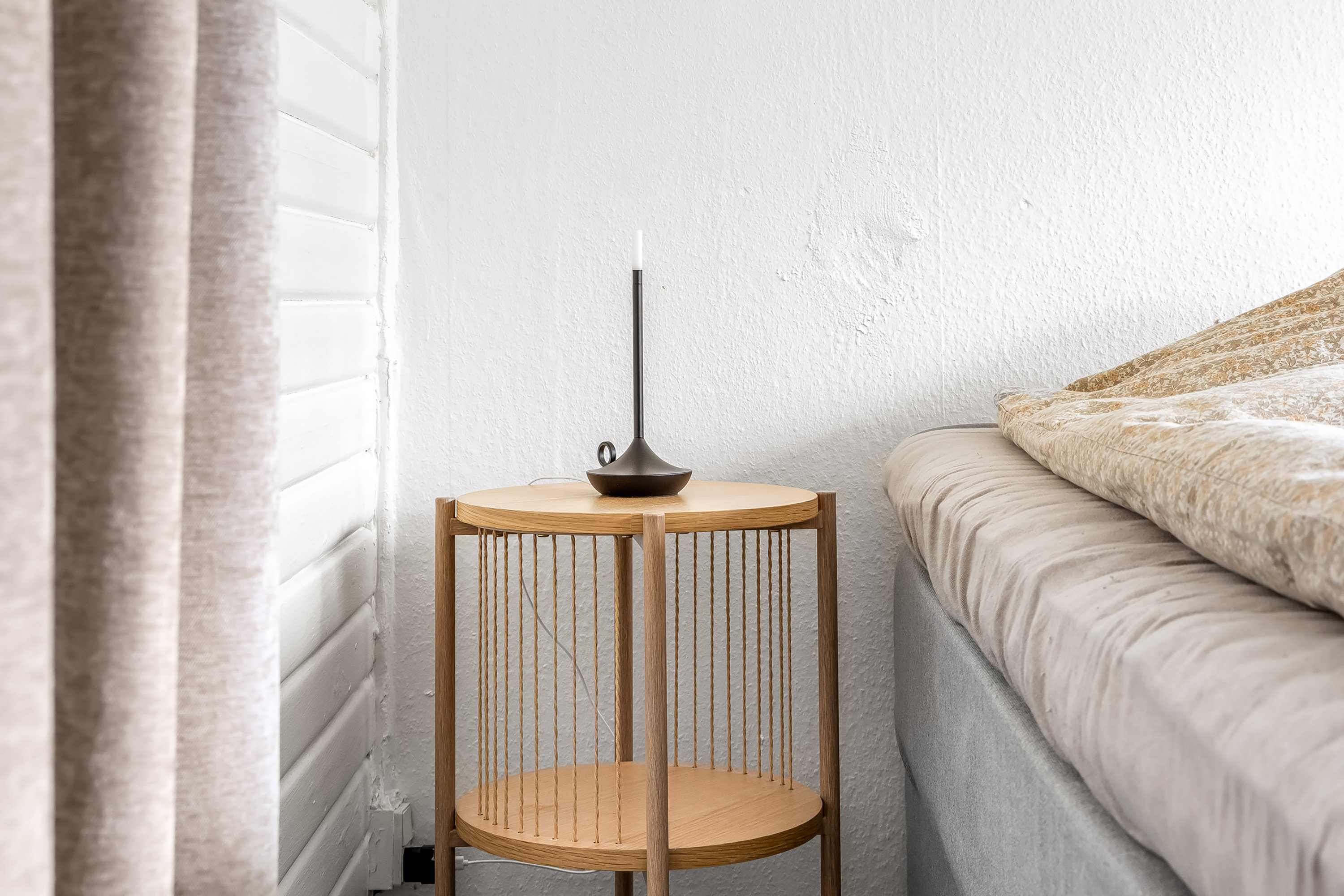 Fremhævet soveværelse billede i fuldskærmstilstand. Billede af Bag Skovens Brugs 3, Skoven, 3630 Jægerspris