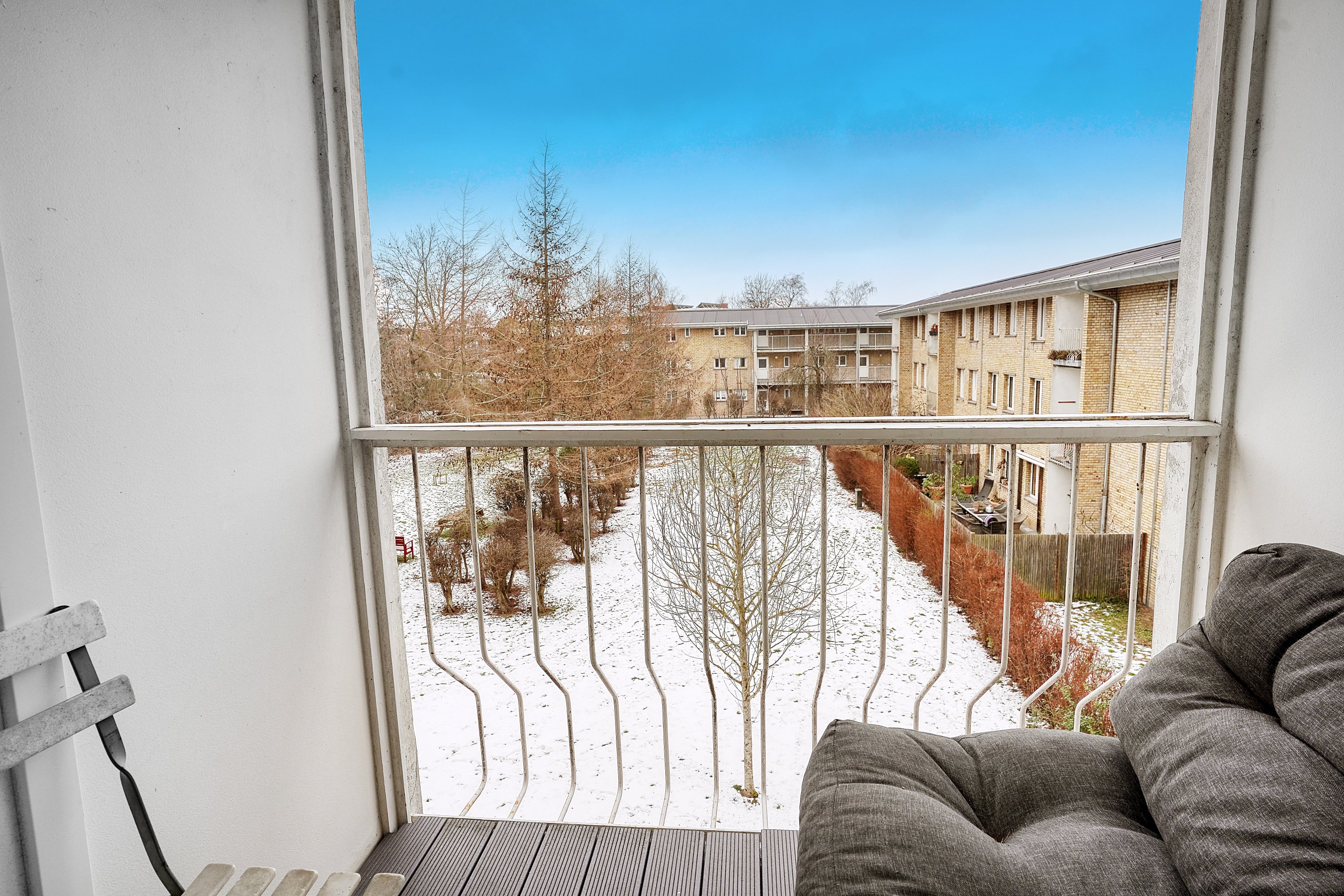 Fremhævet altan billede i fuldskærmstilstand. Billede af Teglgårdsvej 359C, 3050 Humlebæk