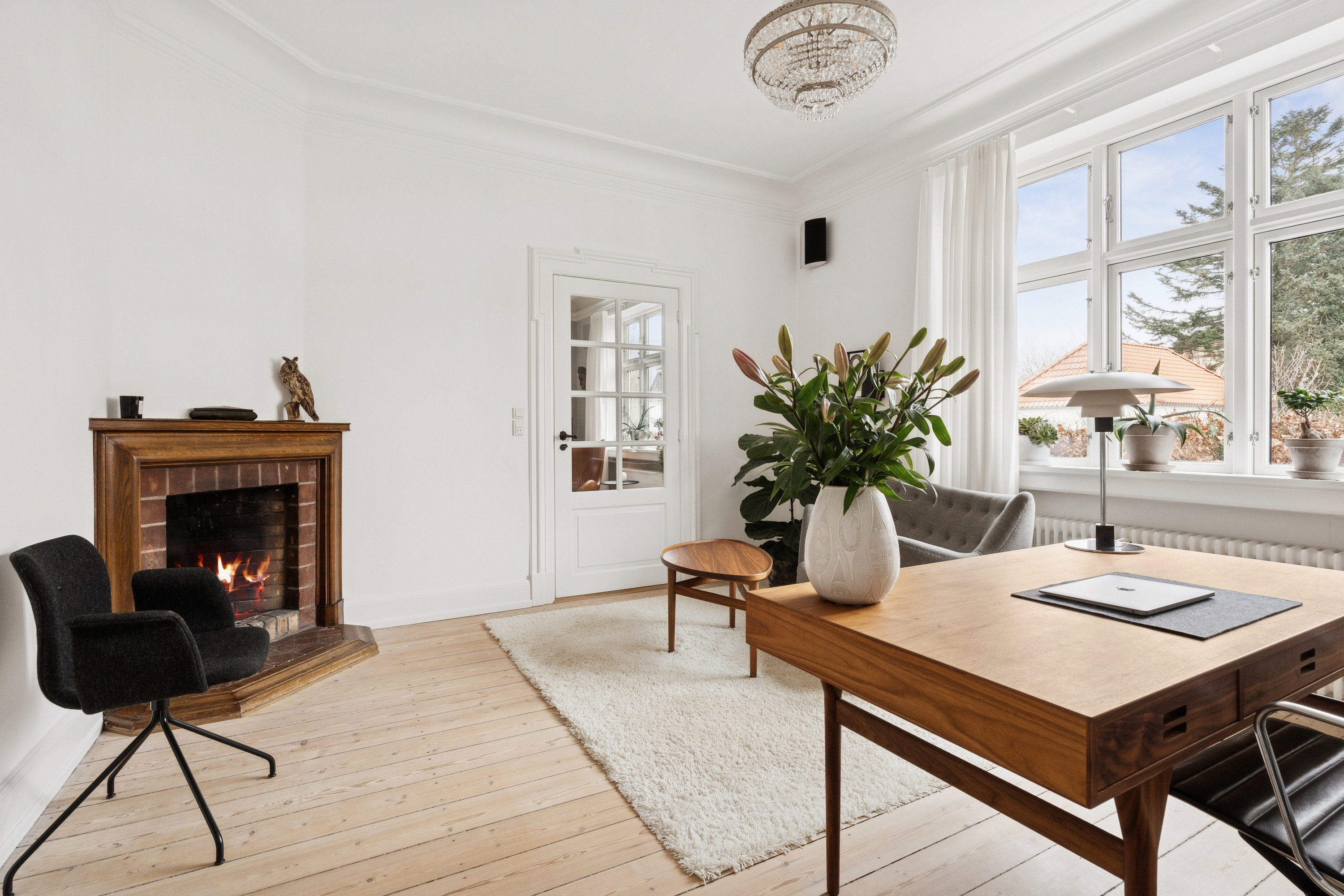 Fremhævet stue billede i fuldskærmstilstand. Billede af Rafns Alle 2, 9000 Aalborg