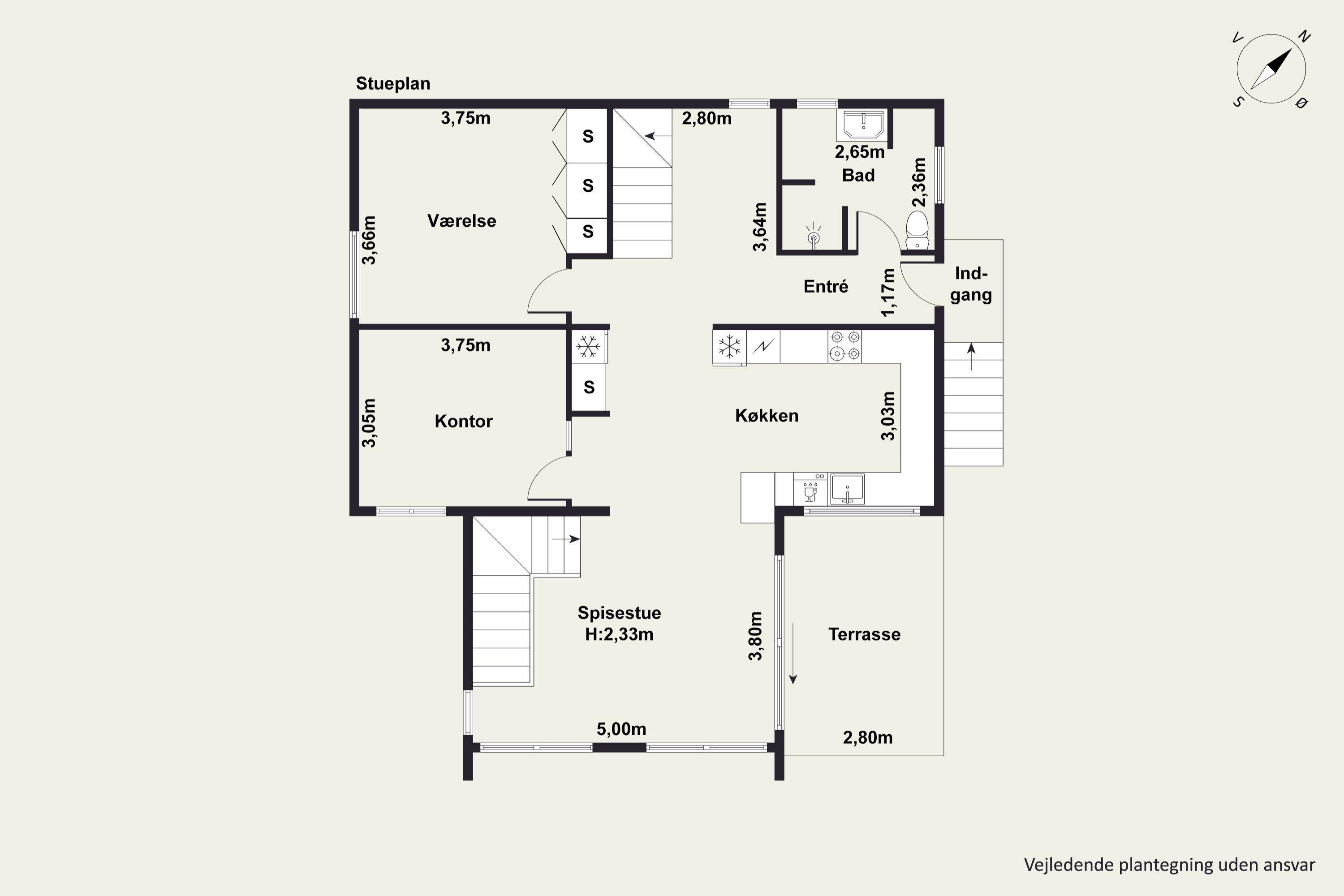 Plantegninger billede af Krøyer Kielbergs Vej 15, 8660 Skanderborg