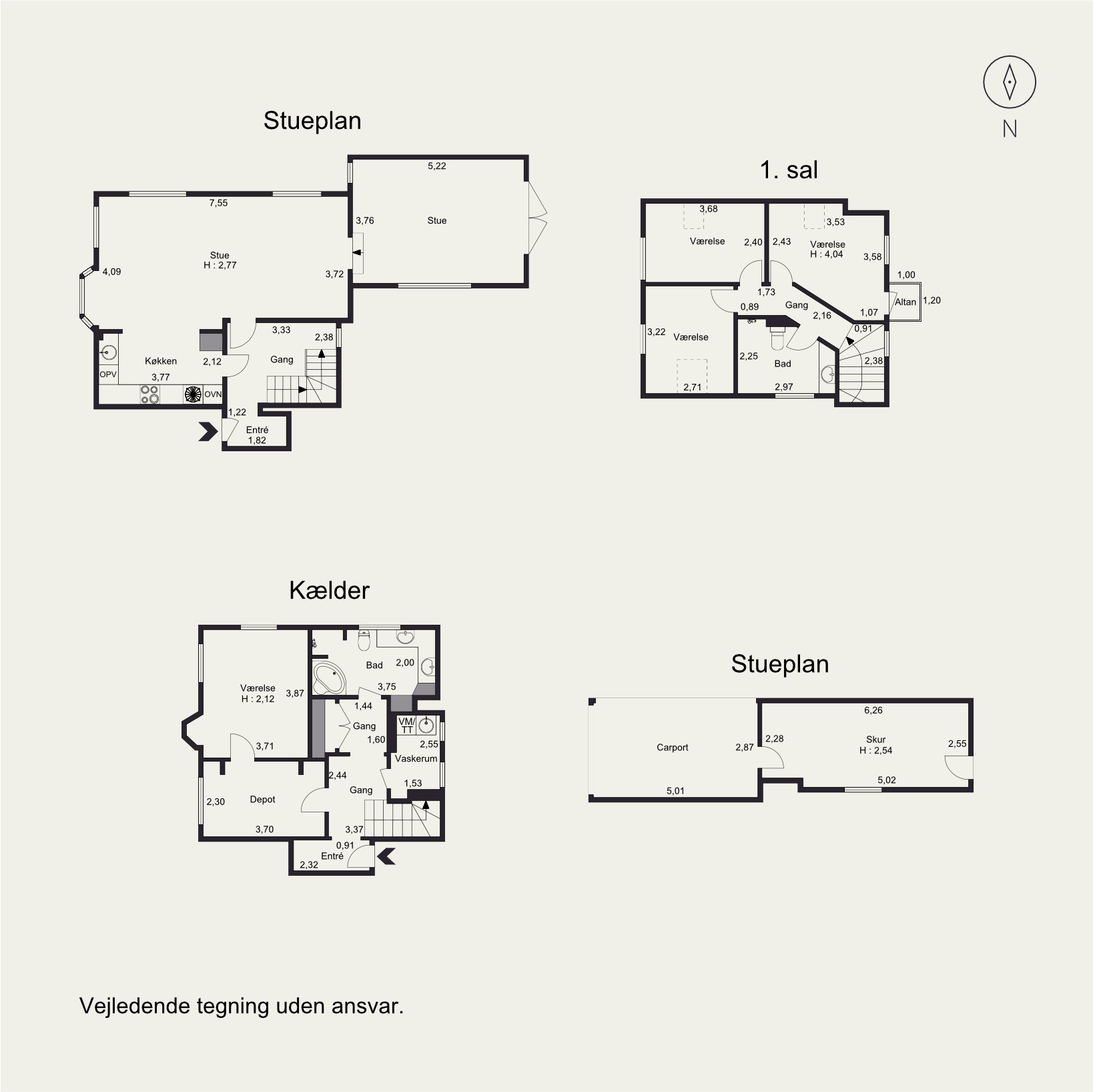 Plantegninger billede af Bøghsgade 47, 8700 Horsens