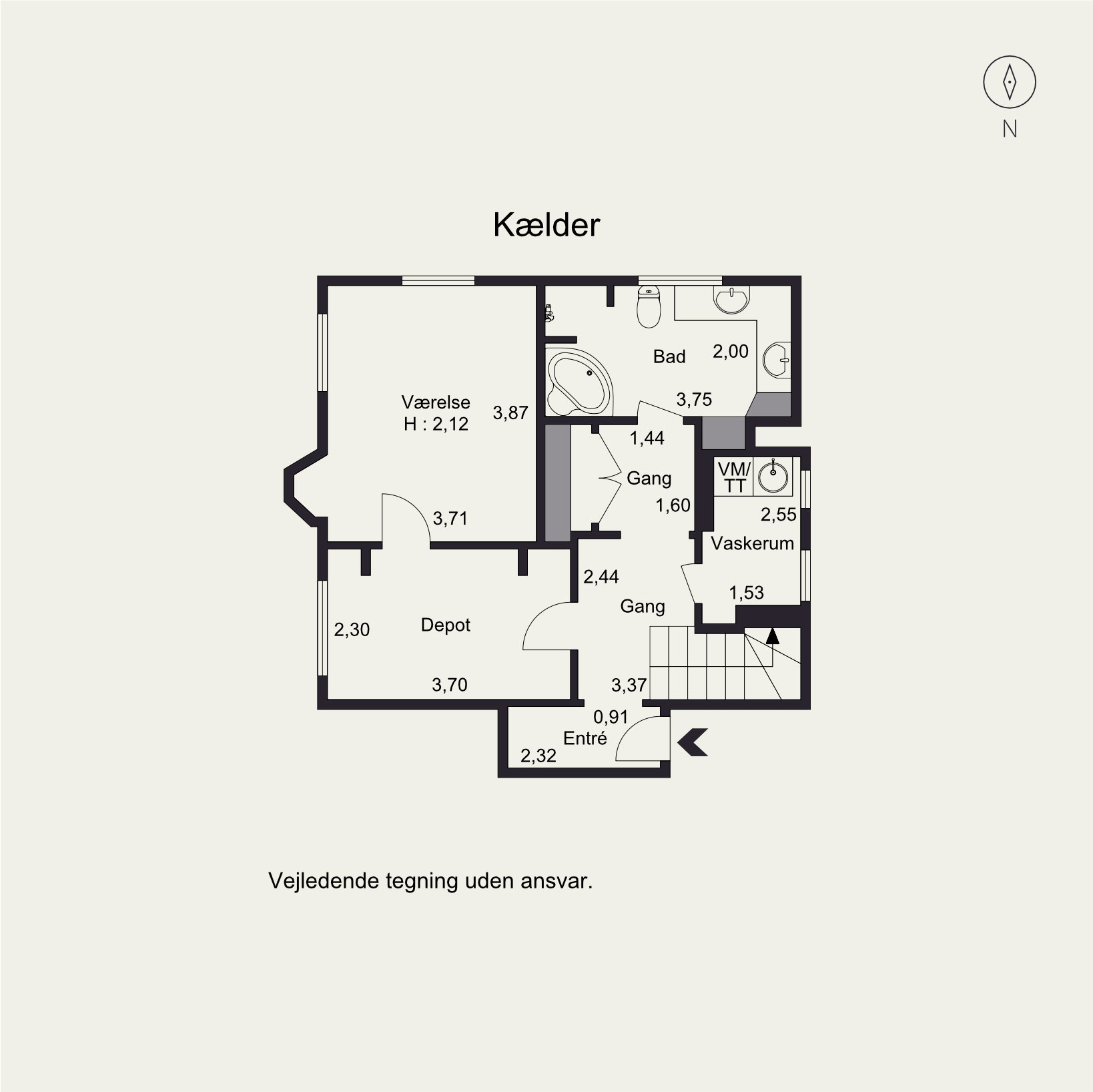 Plantegninger billede af Bøghsgade 47, 8700 Horsens