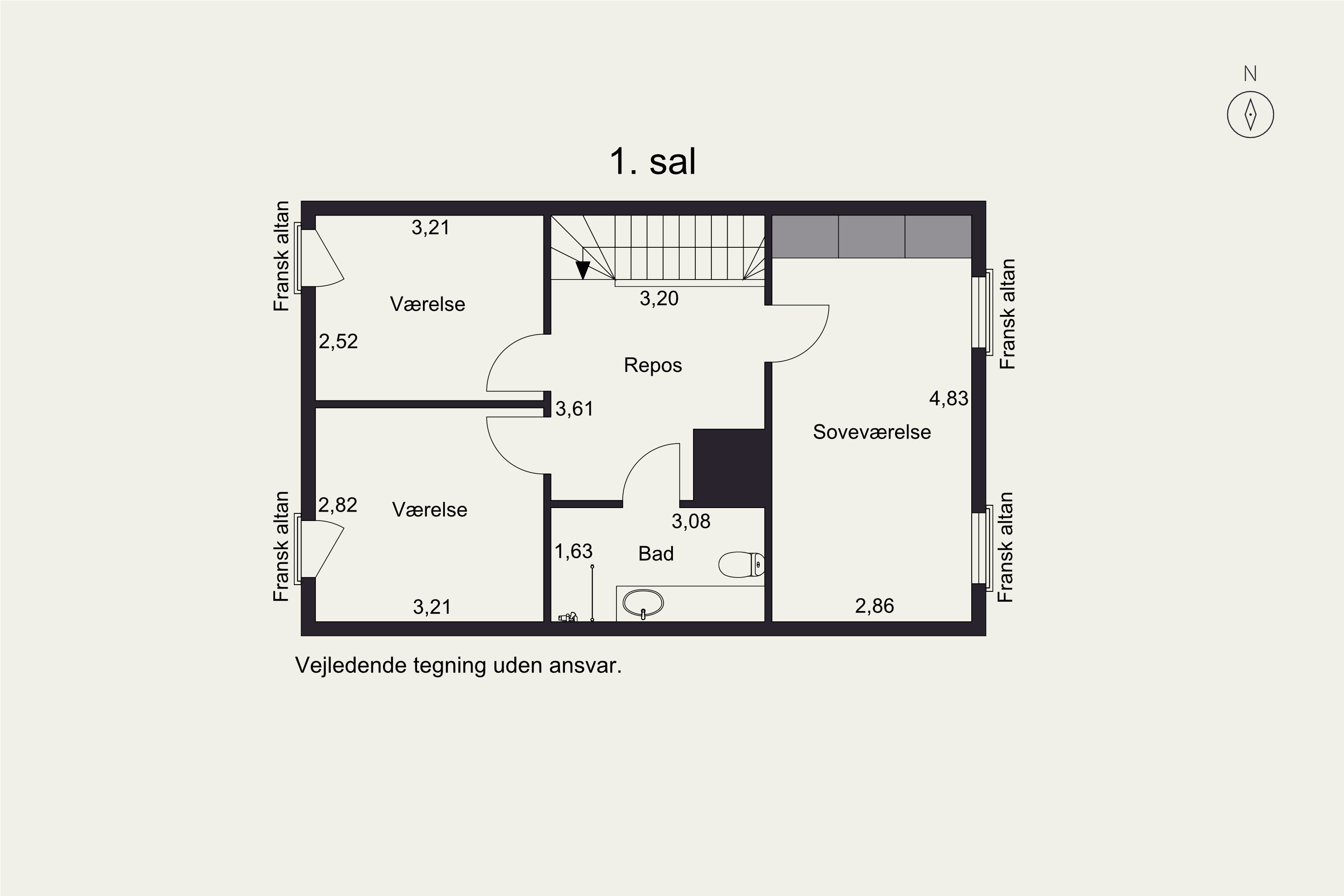 Plantegninger billede af Ralphs Vænge 19, 2950 Vedbæk