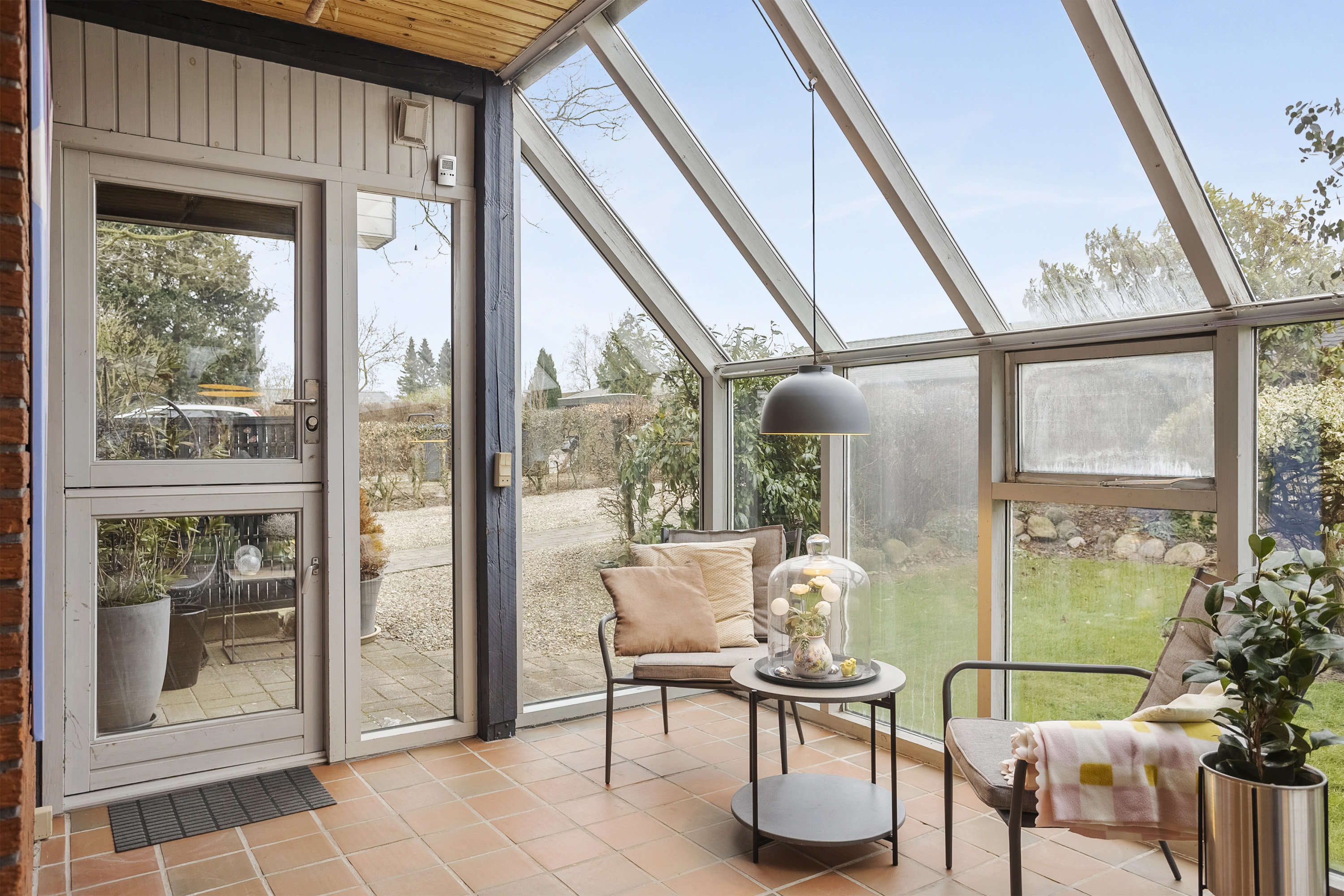 Fremhævet udestue billede i fuldskærmstilstand. Billede af Præstevænget 11, Skodborg, 6630 Rødding