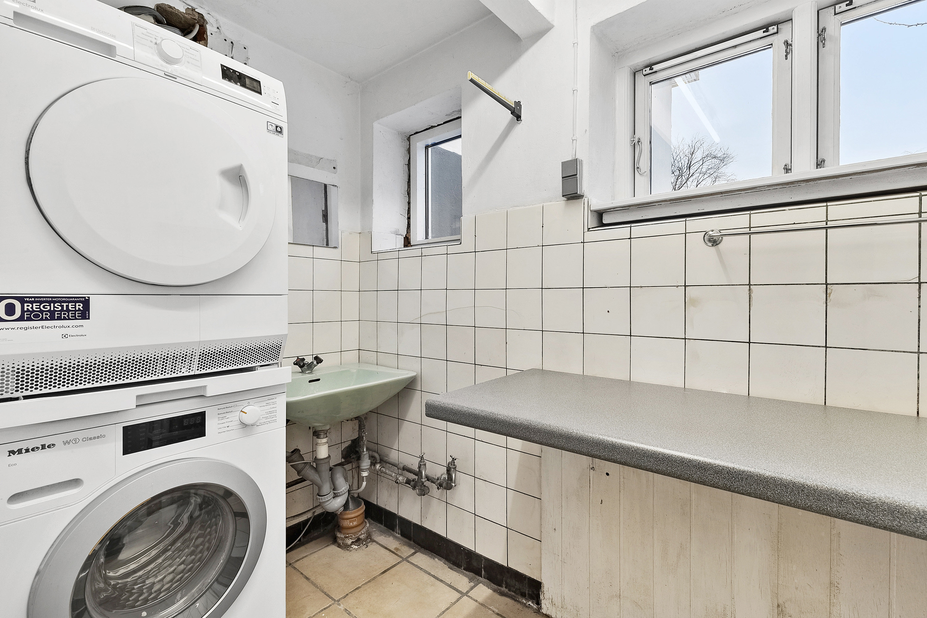 Fremhævet badeværelse billede i fuldskærmstilstand. Billede af Bøghsgade 47, 8700 Horsens