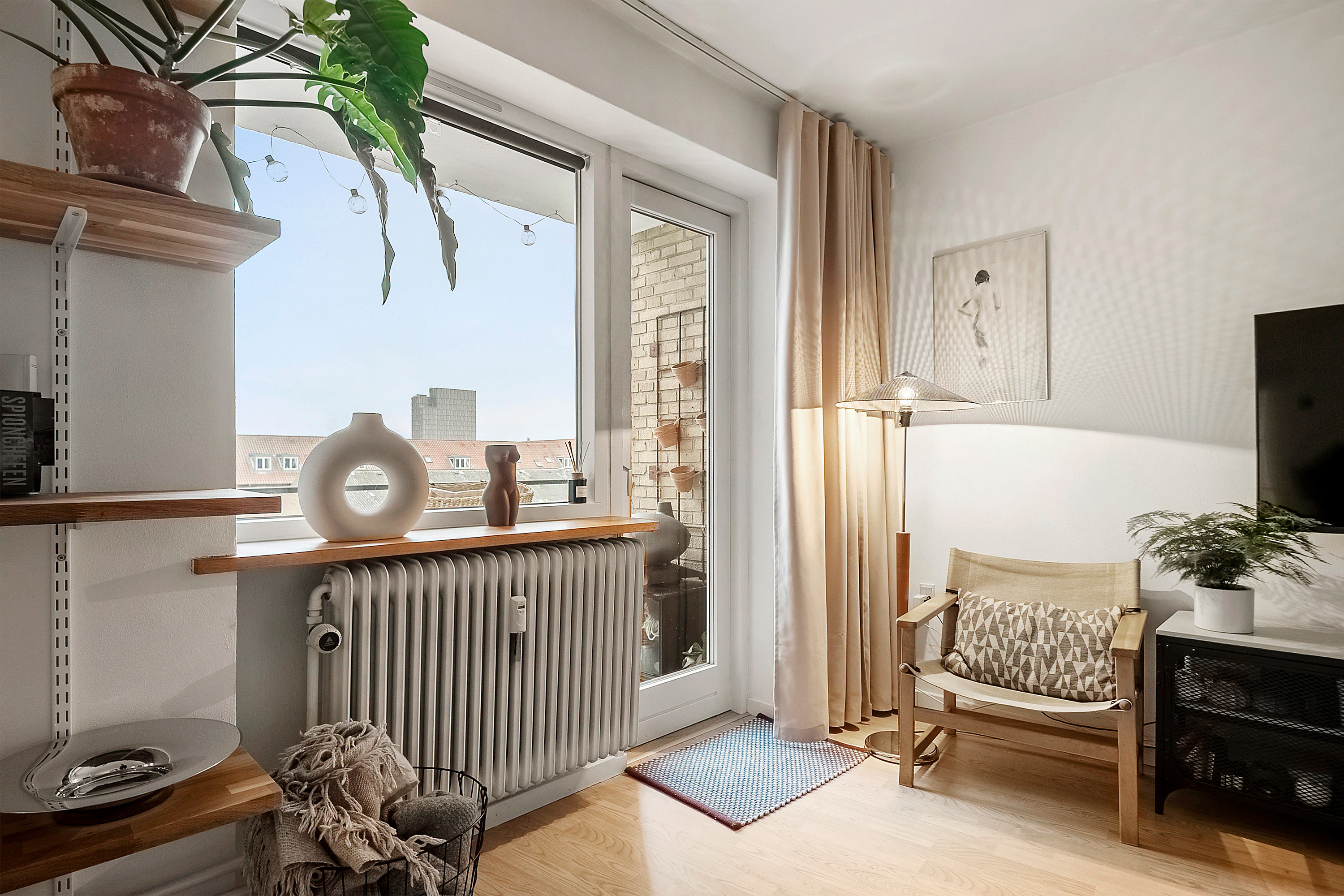 Fremhævet stue billede i fuldskærmstilstand. Billede af Jordbrovej 31, 3. 2., 8200 Aarhus N