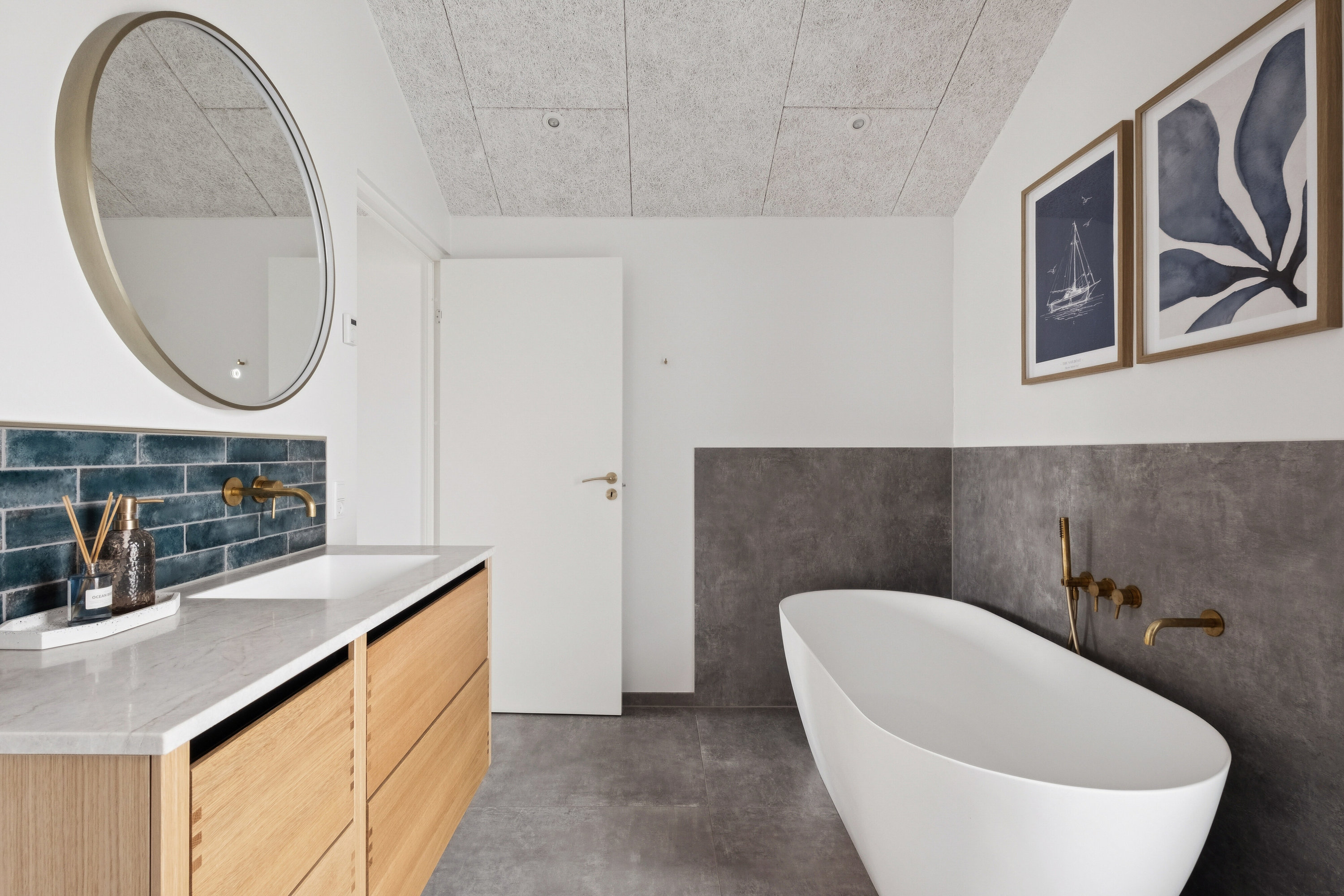 Fremhævet badeværelse billede i fuldskærmstilstand. Billede af Ved Stranden 5, Skal Klit, 9800 Hjørring