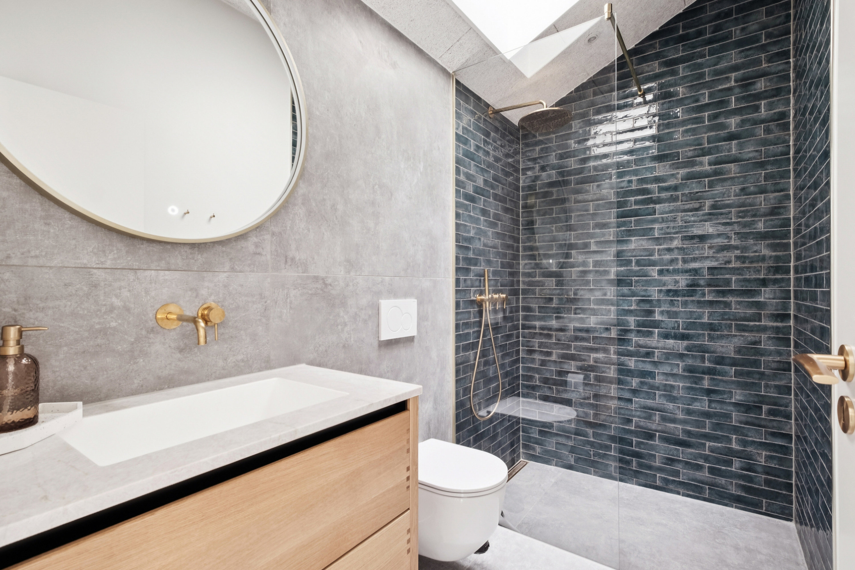 Fremhævet badeværelse billede i fuldskærmstilstand. Billede af Ved Stranden 5, Skal Klit, 9800 Hjørring