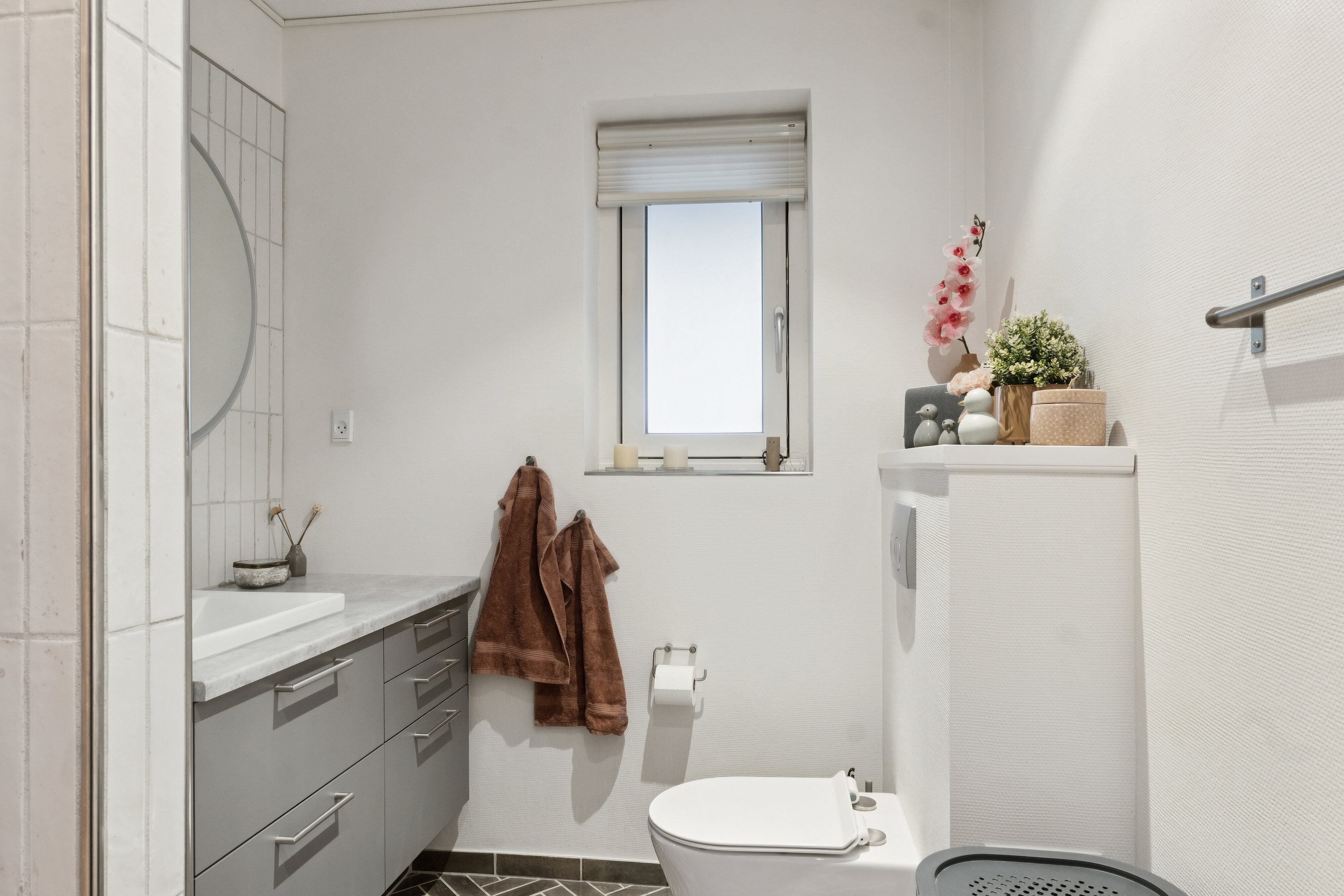 Fremhævet badeværelse billede i fuldskærmstilstand. Billede af Præstøvej 16, 4640 Faxe