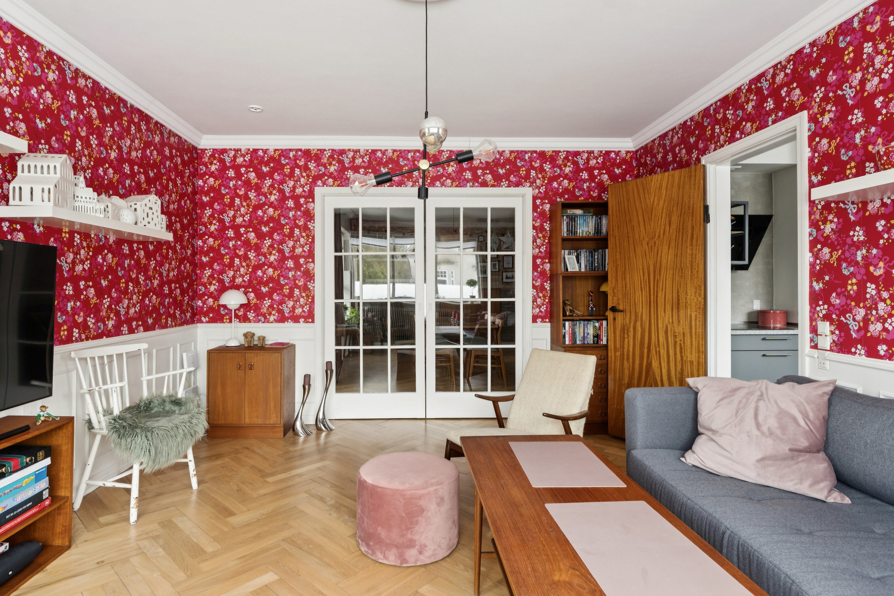 Fremhævet stue billede i fuldskærmstilstand. Billede af Præstøvej 16, 4640 Faxe