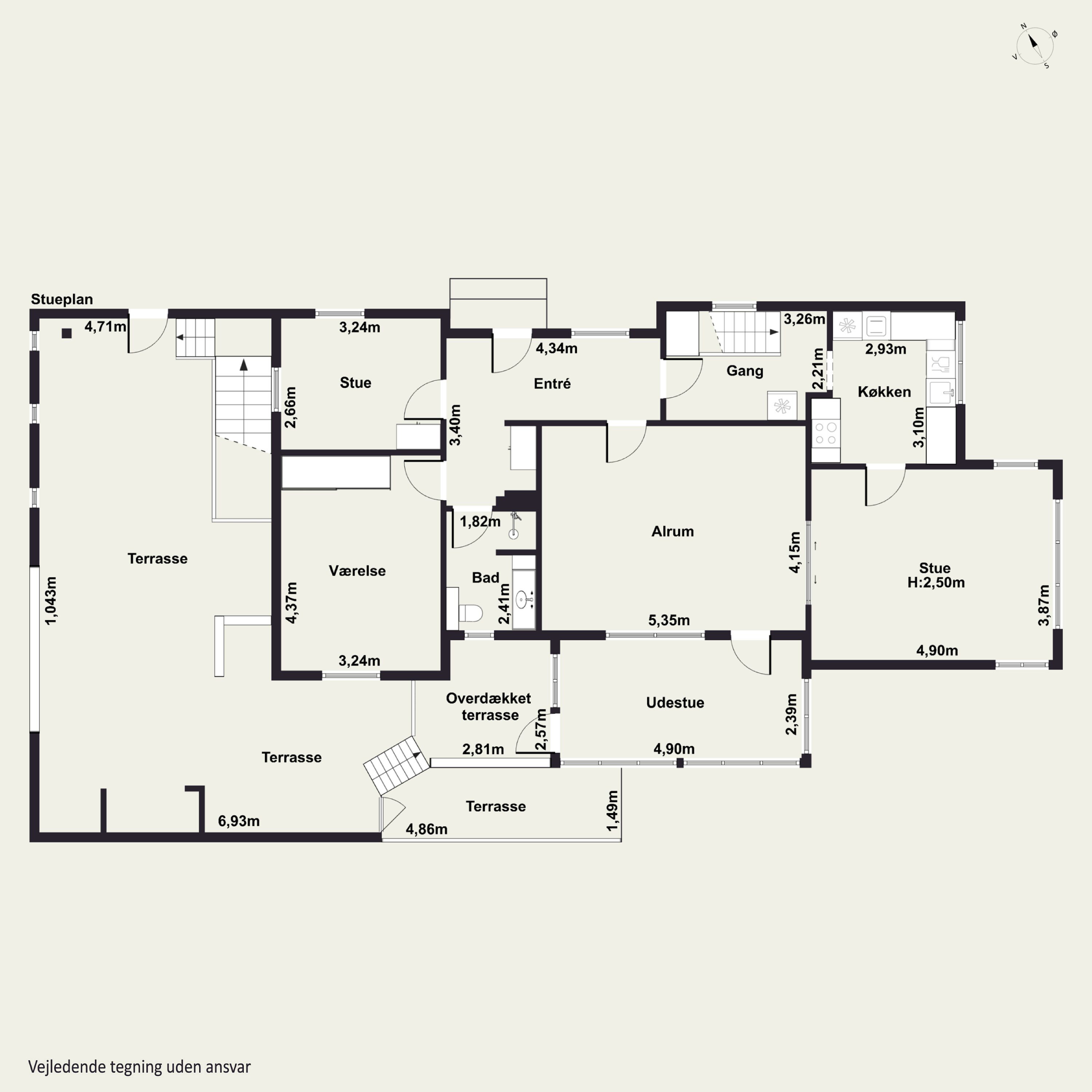 Plantegninger billede af Præstøvej 16, 4640 Faxe