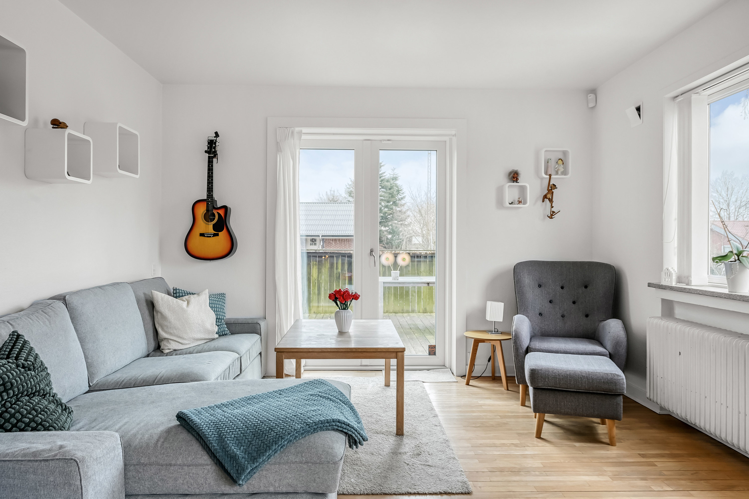 Fremhævet stue billede i fuldskærmstilstand. Billede af Jagtvej 2, 7200 Grindsted