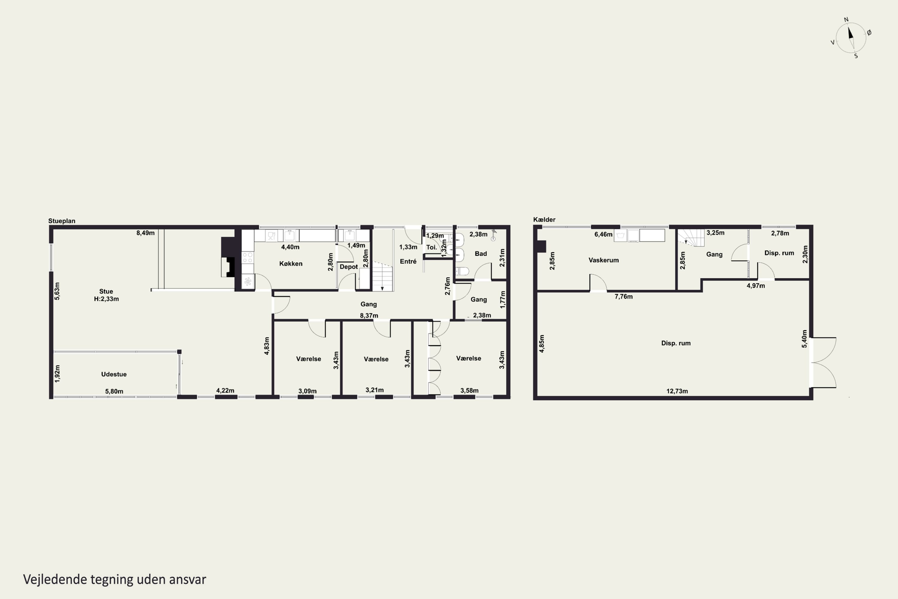 Plantegninger billede af Svalgårdsvej 2, Sjørring, 7700 Thisted