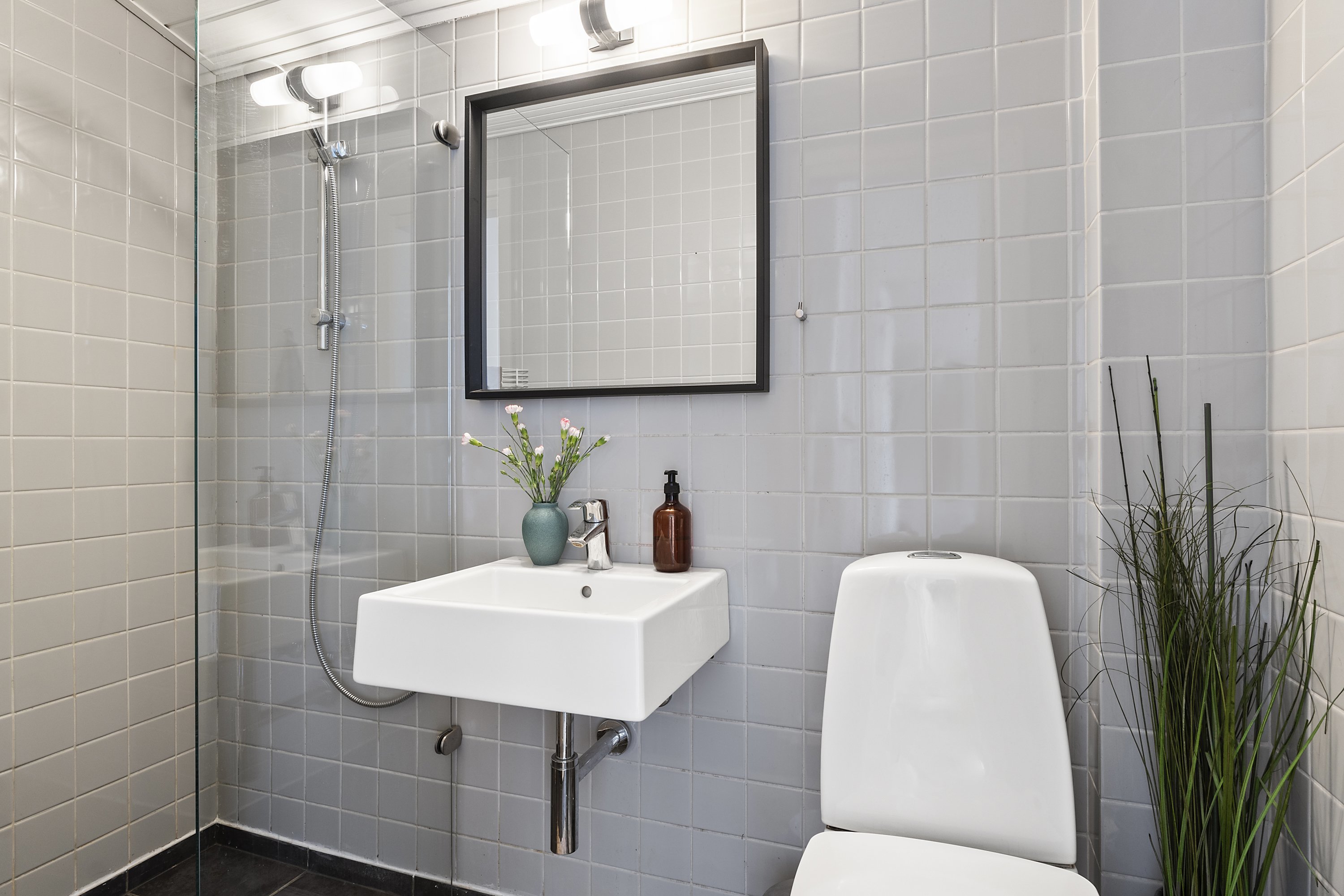 Fremhævet badeværelse billede i fuldskærmstilstand. Billede af Møllevej 40, 9800 Hjørring