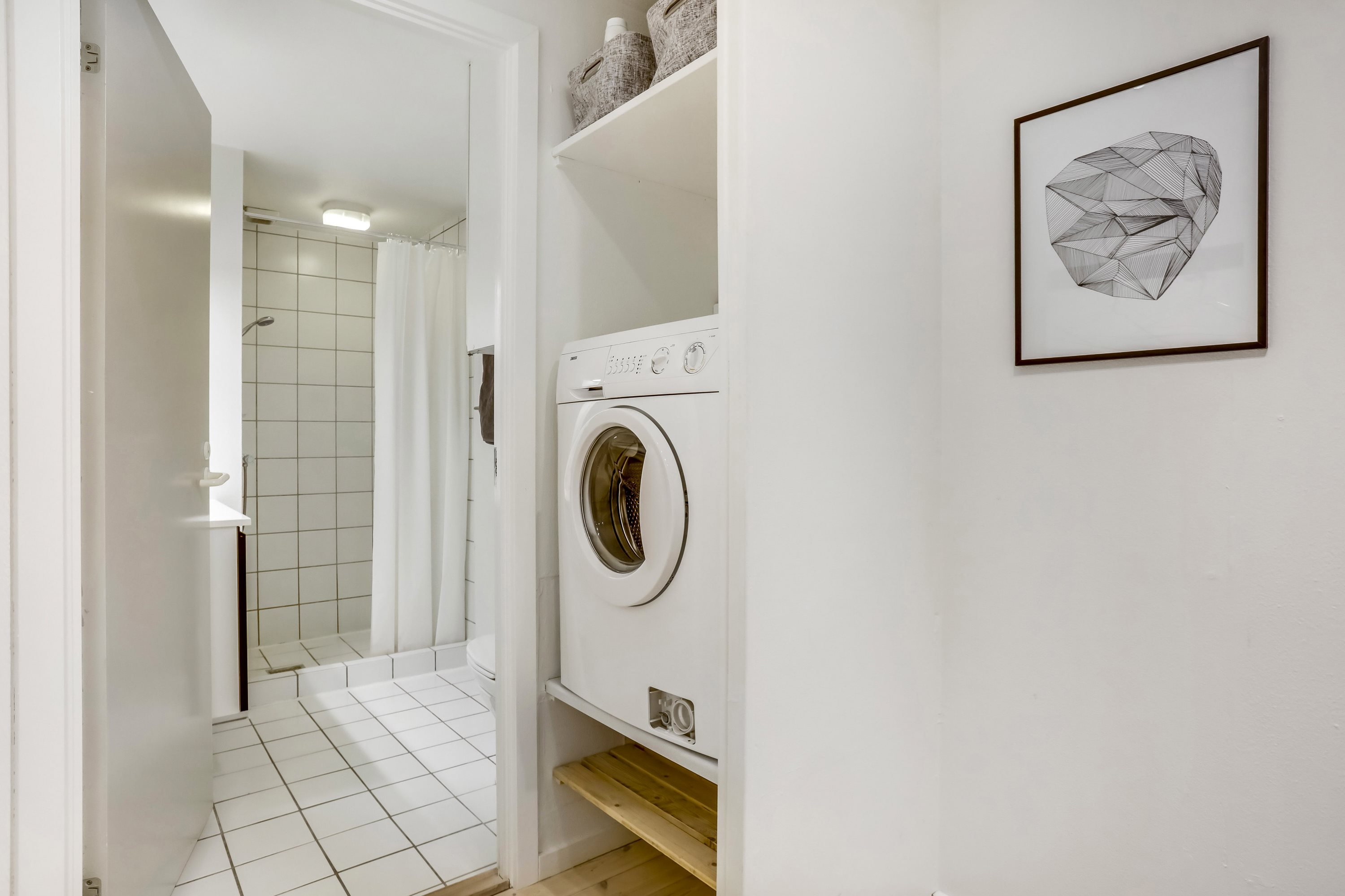 Fremhævet badeværelse billede i fuldskærmstilstand. Billede af Sct. Jørgens Vej 24, st.. 11., 8800 Viborg