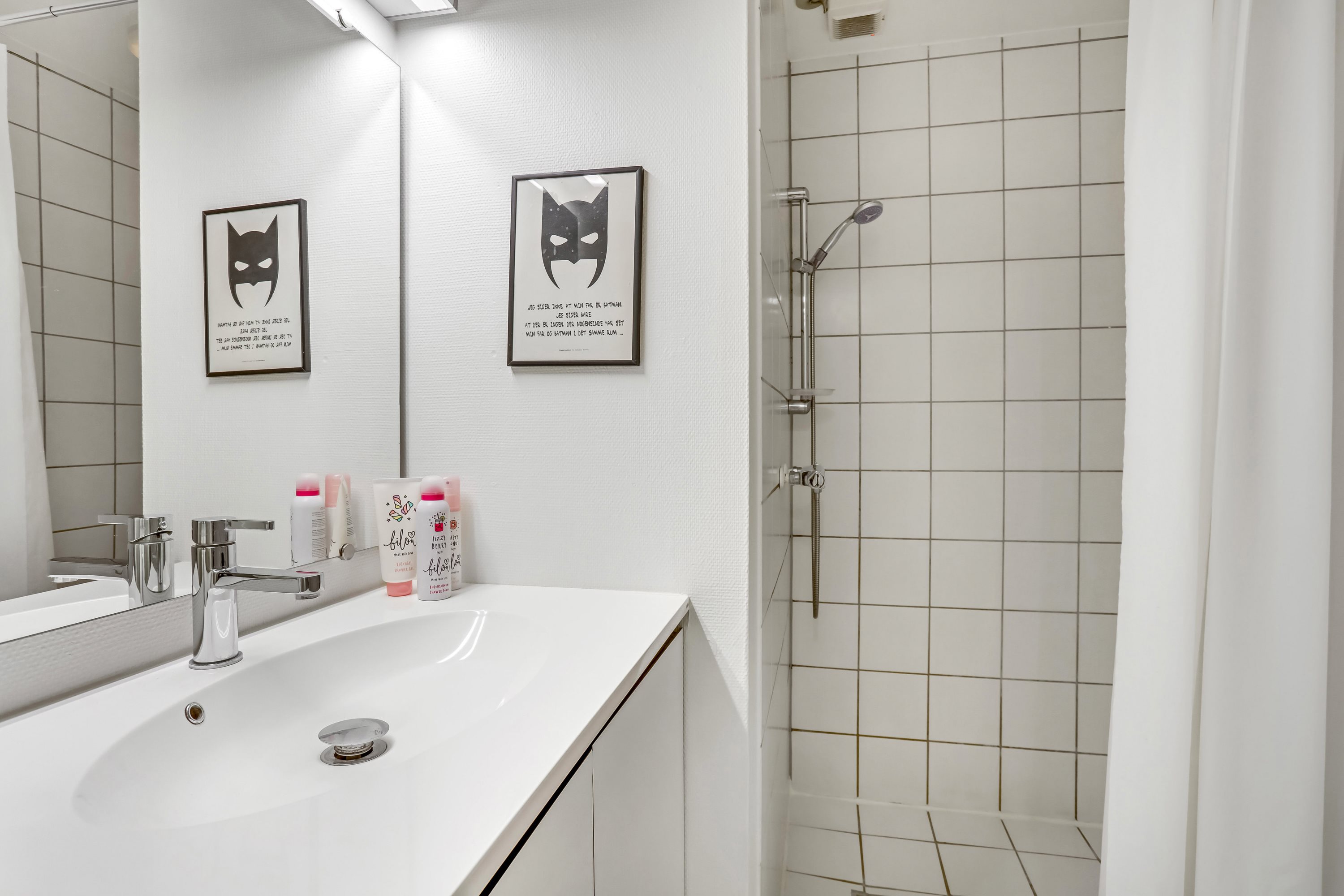 Fremhævet badeværelse billede i fuldskærmstilstand. Billede af Sct. Jørgens Vej 24, st.. 11., 8800 Viborg