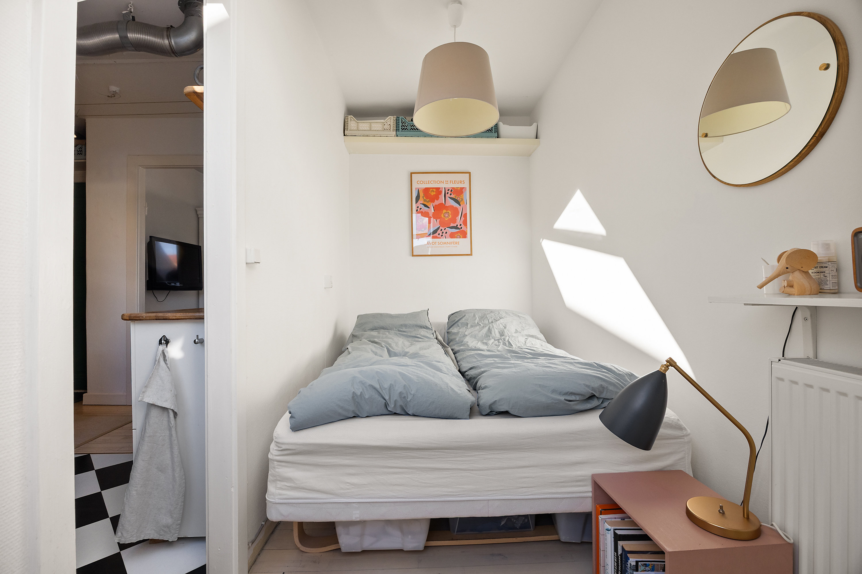 Fremhævet soveværelse billede i fuldskærmstilstand. Billede af Andreas Bjørns Gade 16, 5. tv., 1428 København K