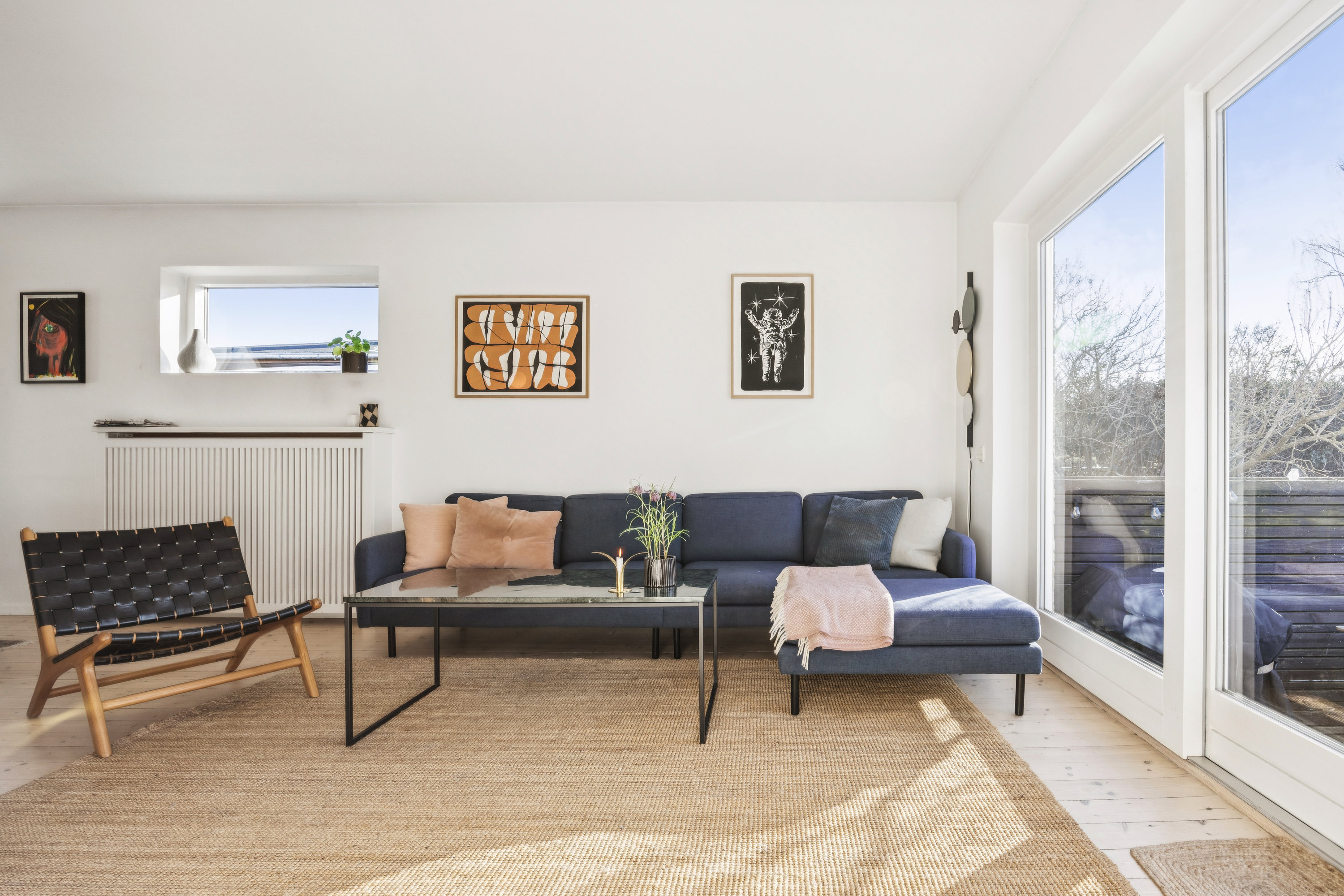 Fremhævet stue billede i fuldskærmstilstand. Billede af Langagervej 17B, 2500 Valby