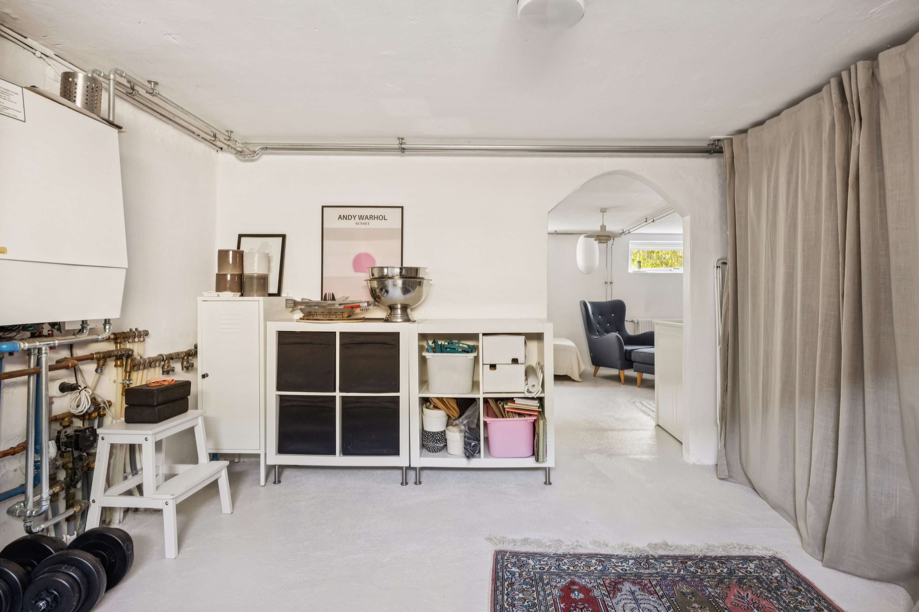 Fremhævet stue billede i fuldskærmstilstand. Billede af Langagervej 17B, 2500 Valby