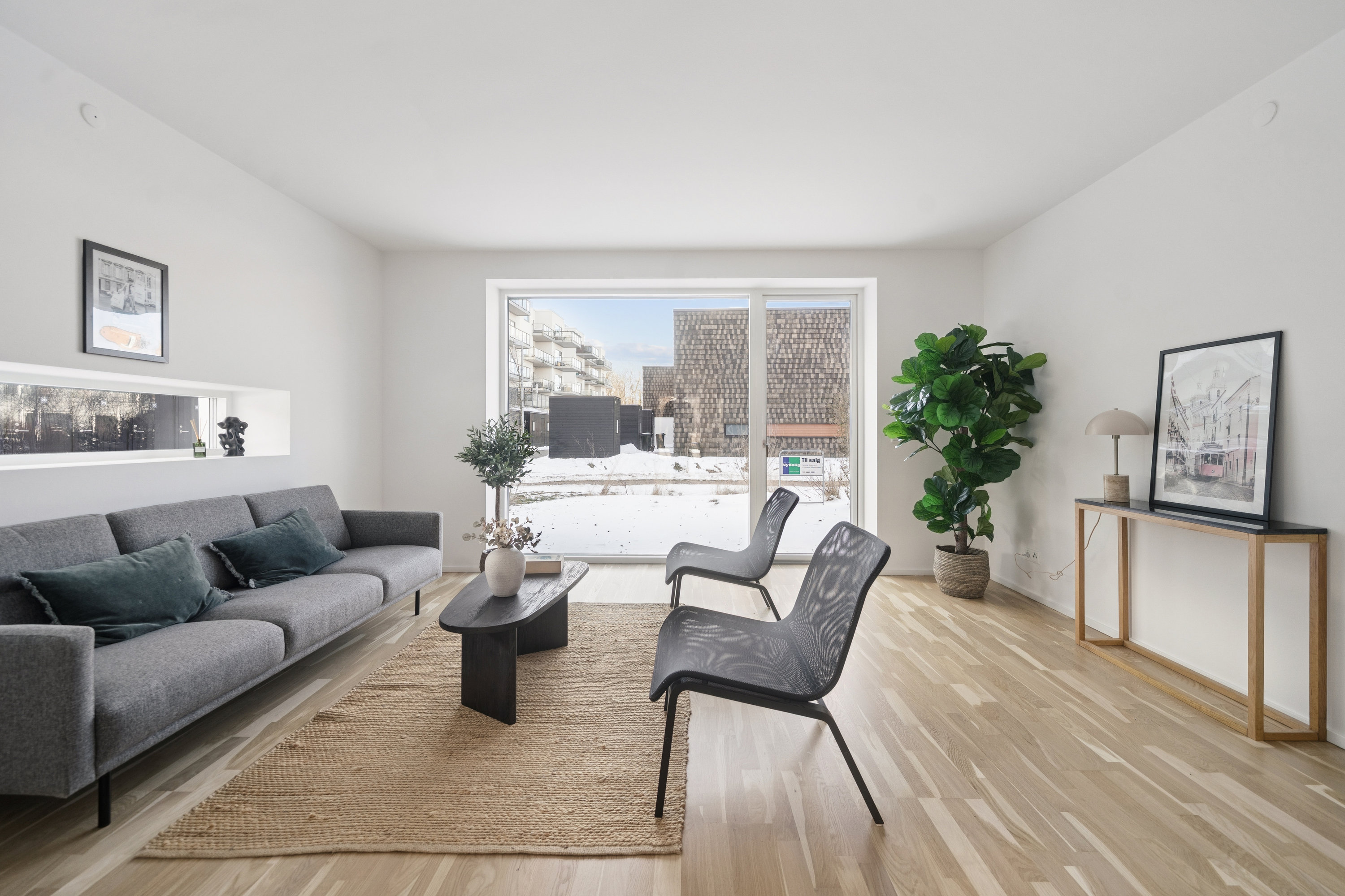 Fremhævet stue billede i fuldskærmstilstand. Billede af Pinievej 52, 2880 Bagsværd