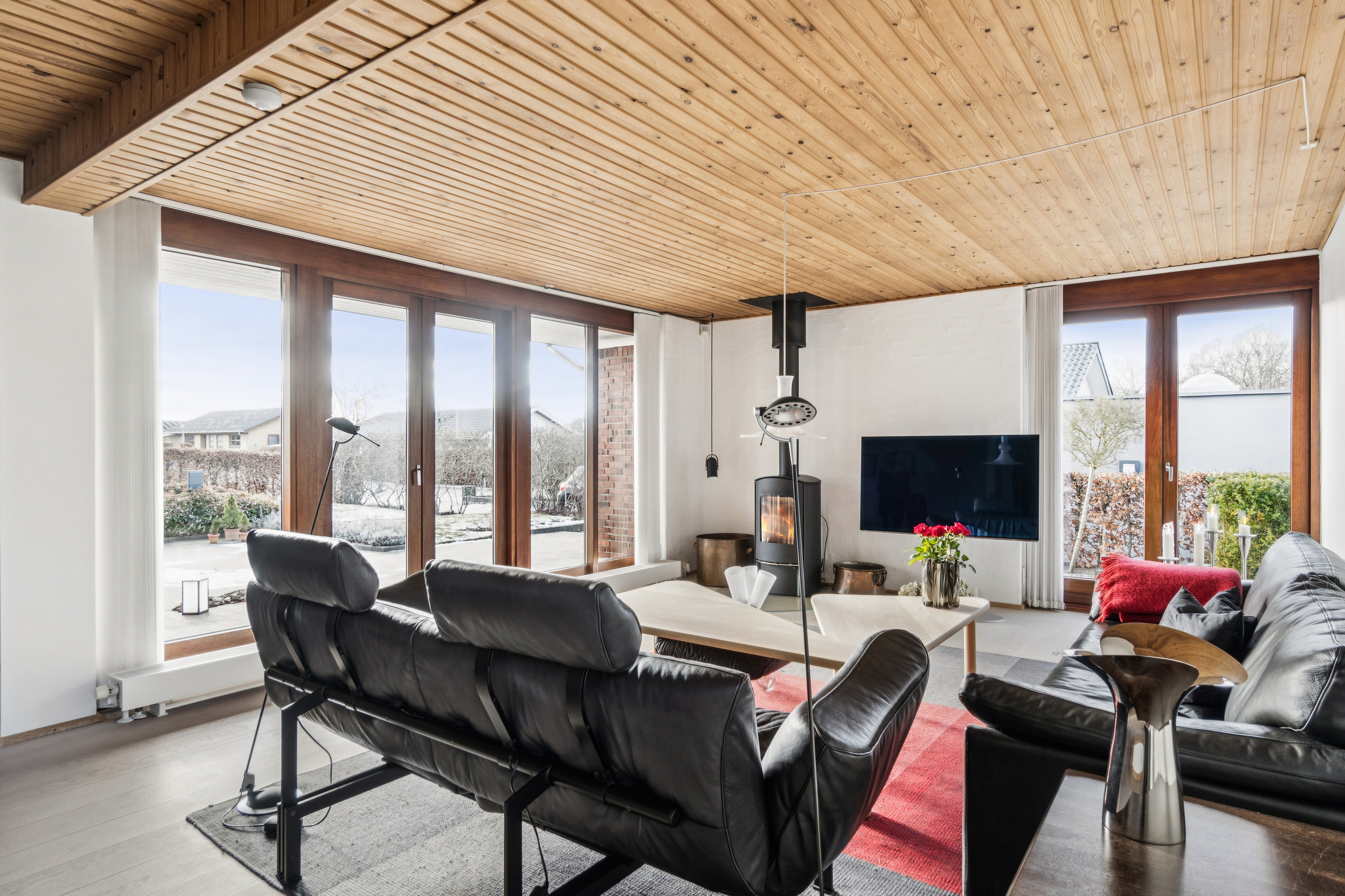 Fremhævet stue billede i fuldskærmstilstand. Billede af Teglbrændervej 18, 8800 Viborg