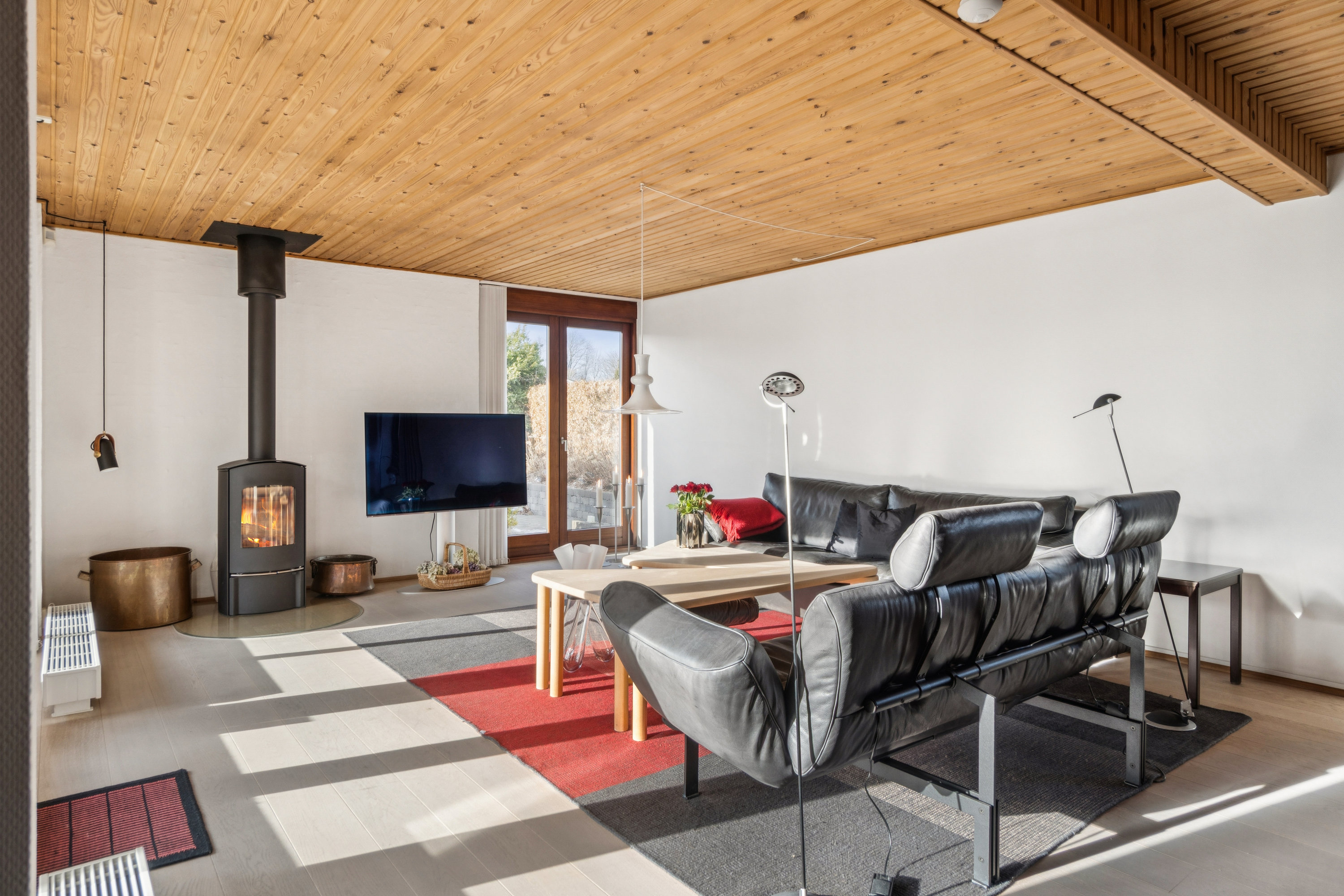 Fremhævet stue billede i fuldskærmstilstand. Billede af Teglbrændervej 18, 8800 Viborg