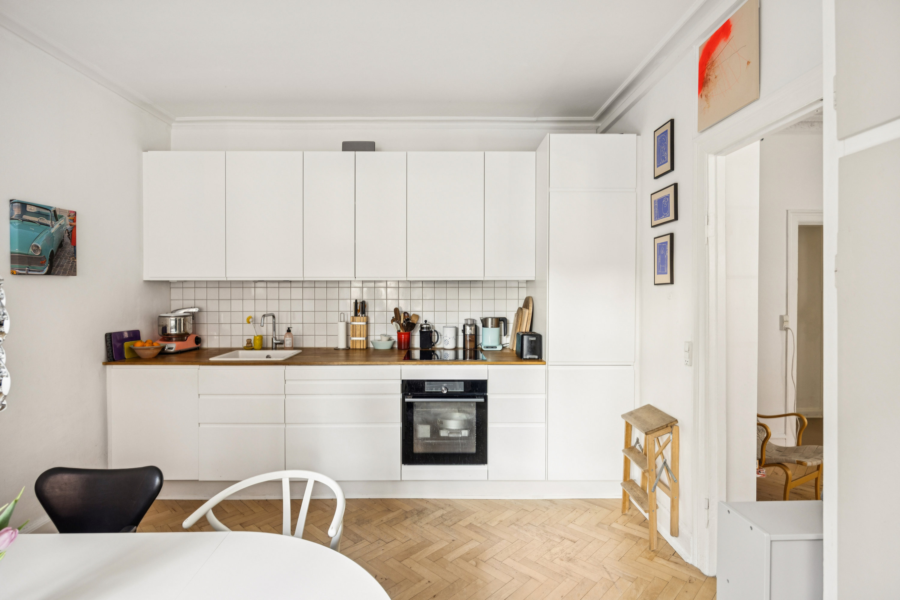 Fremhævet badeværelse billede i fuldskærmstilstand. Billede af N.J. Fjords Alle 2, st.. tv., 1957 Frederiksberg C