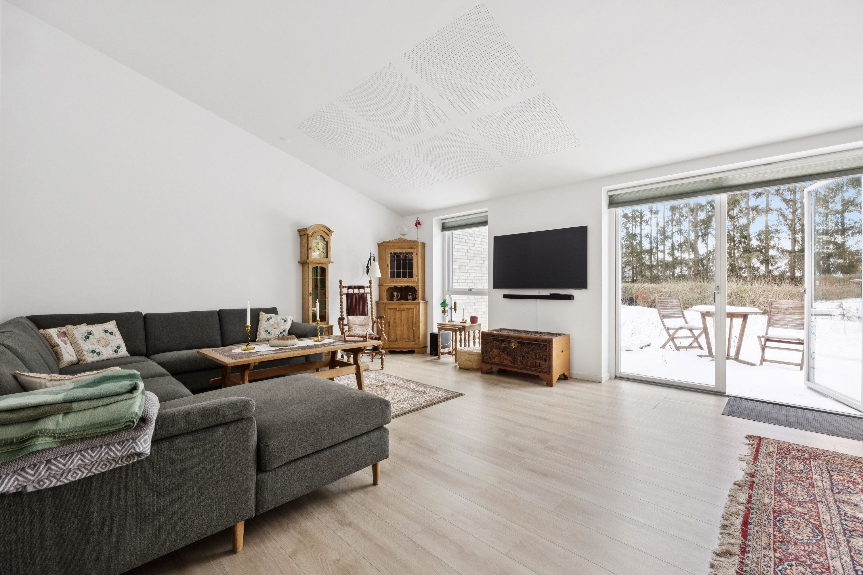 Fremhævet stue billede i fuldskærmstilstand. Billede af Skovvang 2S, Ejby, 4623 Lille Skensved