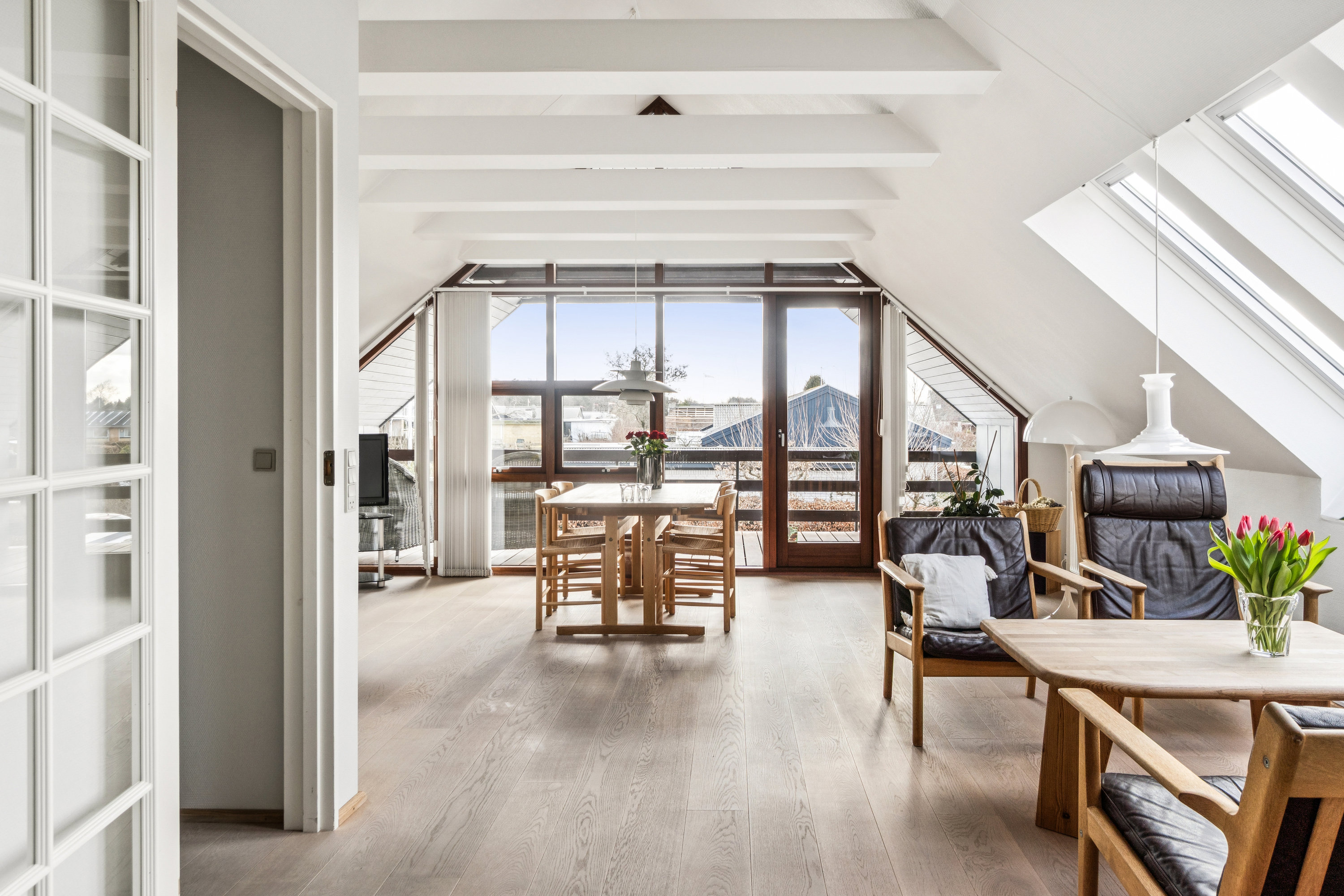 Fremhævet stue billede i fuldskærmstilstand. Billede af Teglbrændervej 18, 8800 Viborg