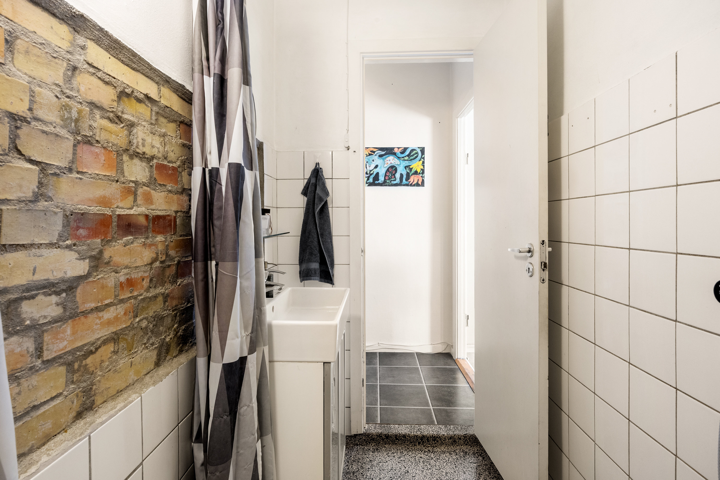 Fremhævet badeværelse billede i fuldskærmstilstand. Billede af Tagensvej 47, 2. 12., 2200 København N