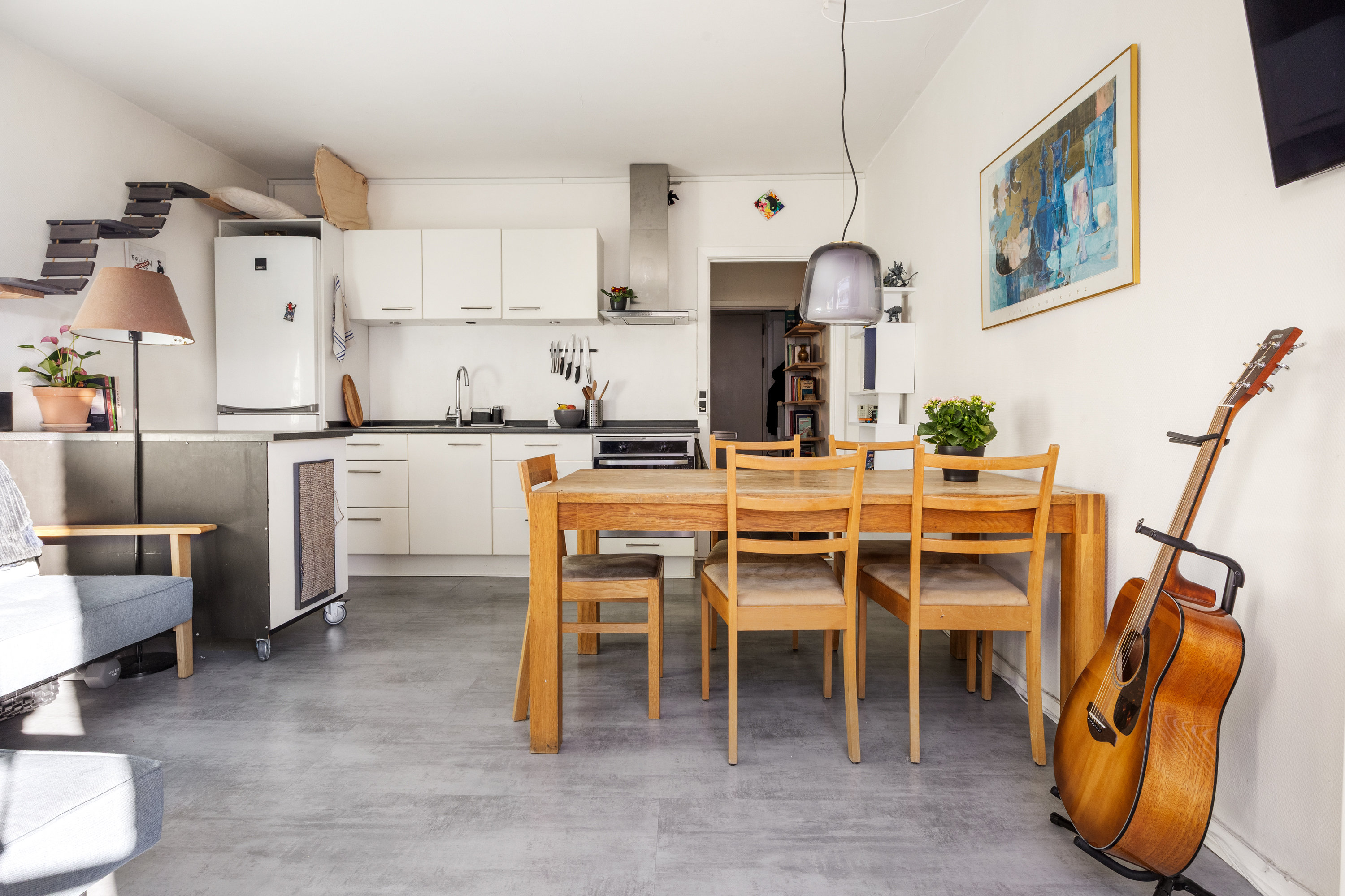 Fremhævet køkken alrum billede i fuldskærmstilstand. Billede af Tagensvej 47, 2. 12., 2200 København N