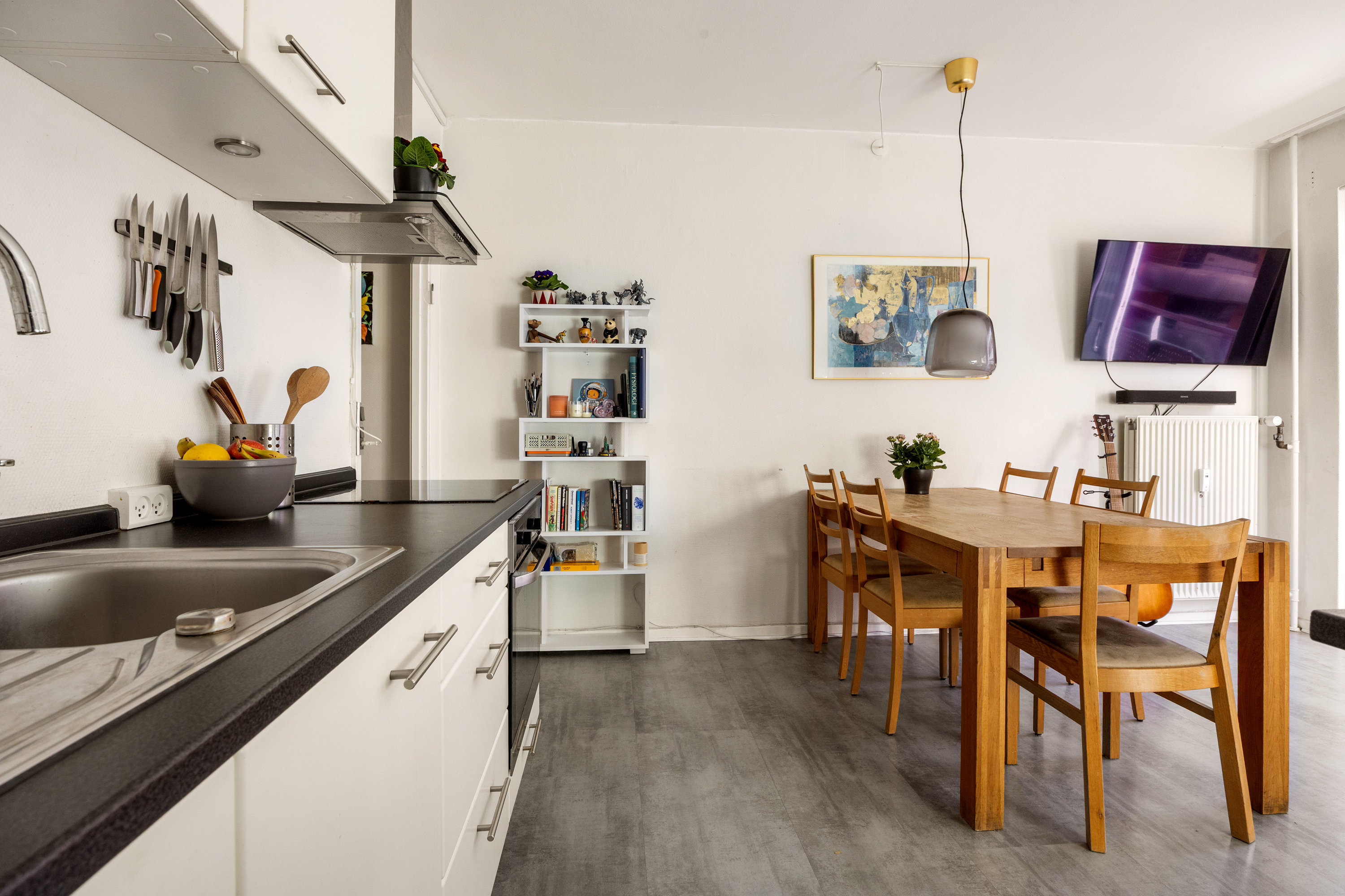 Fremhævet køkken alrum billede i fuldskærmstilstand. Billede af Tagensvej 47, 2. 12., 2200 København N