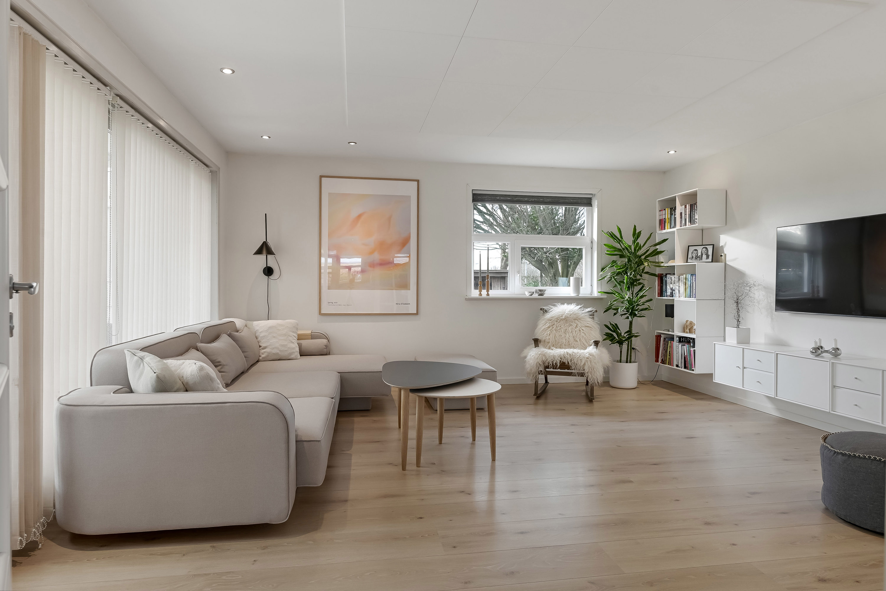 Fremhævet stue billede i fuldskærmstilstand. Billede af Mosevangen 16, 6710 Esbjerg V