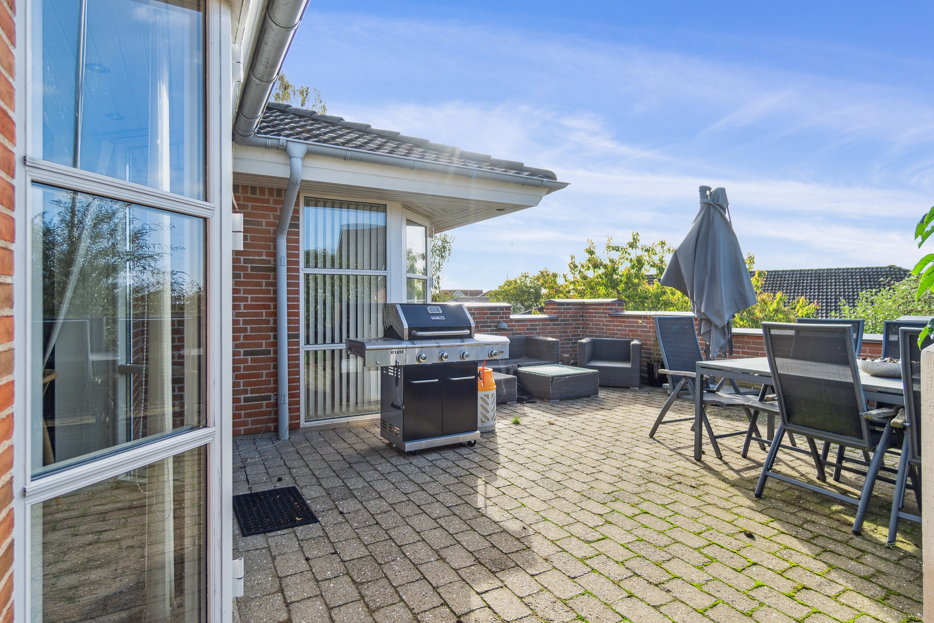 Fremhævet terrasse billede i fuldskærmstilstand. Billede af Kragsbjergvej 7, 5610 Assens