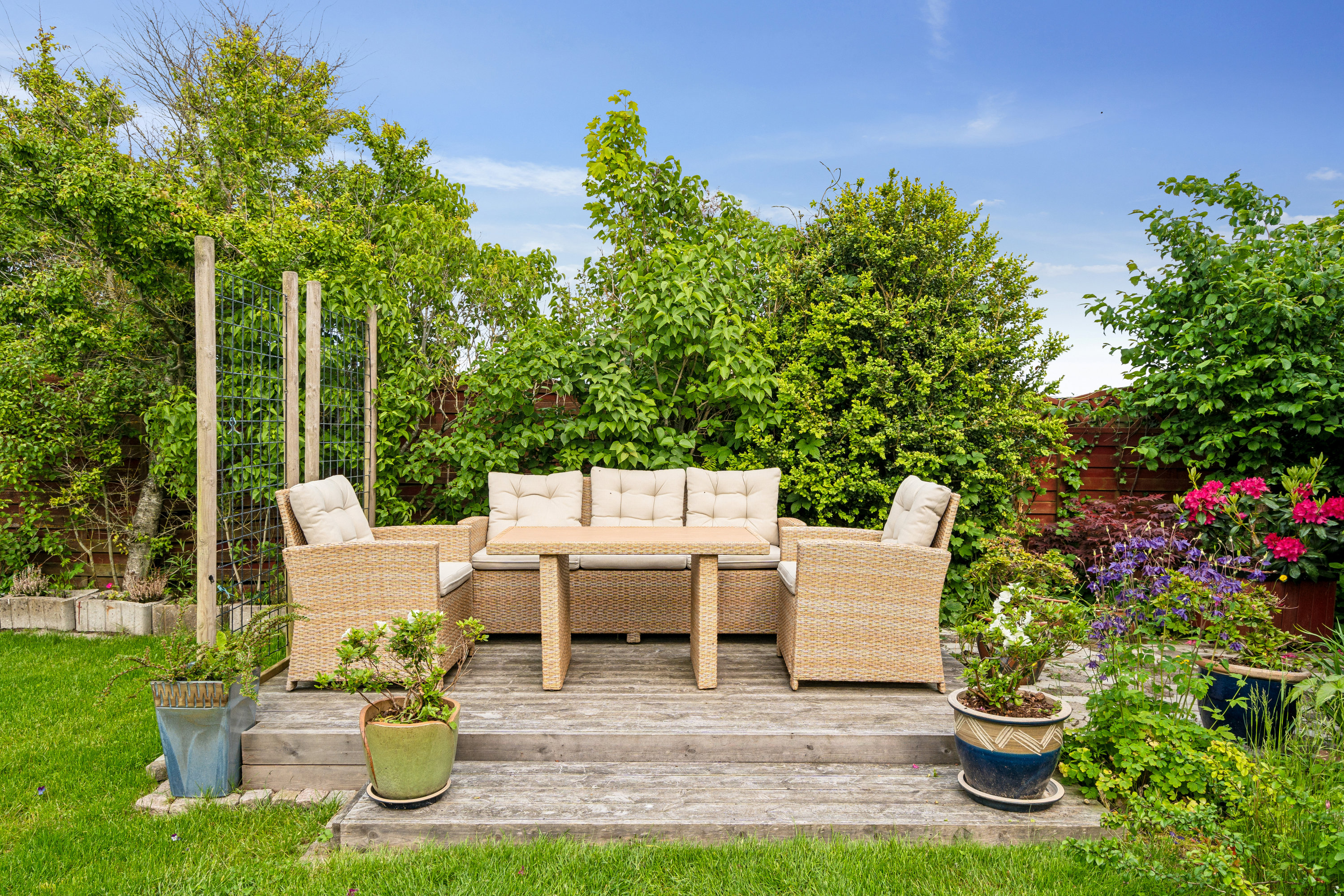 Fremhævet have billede i fuldskærmstilstand. Billede af Kløvervangen 13, 9850 Hirtshals