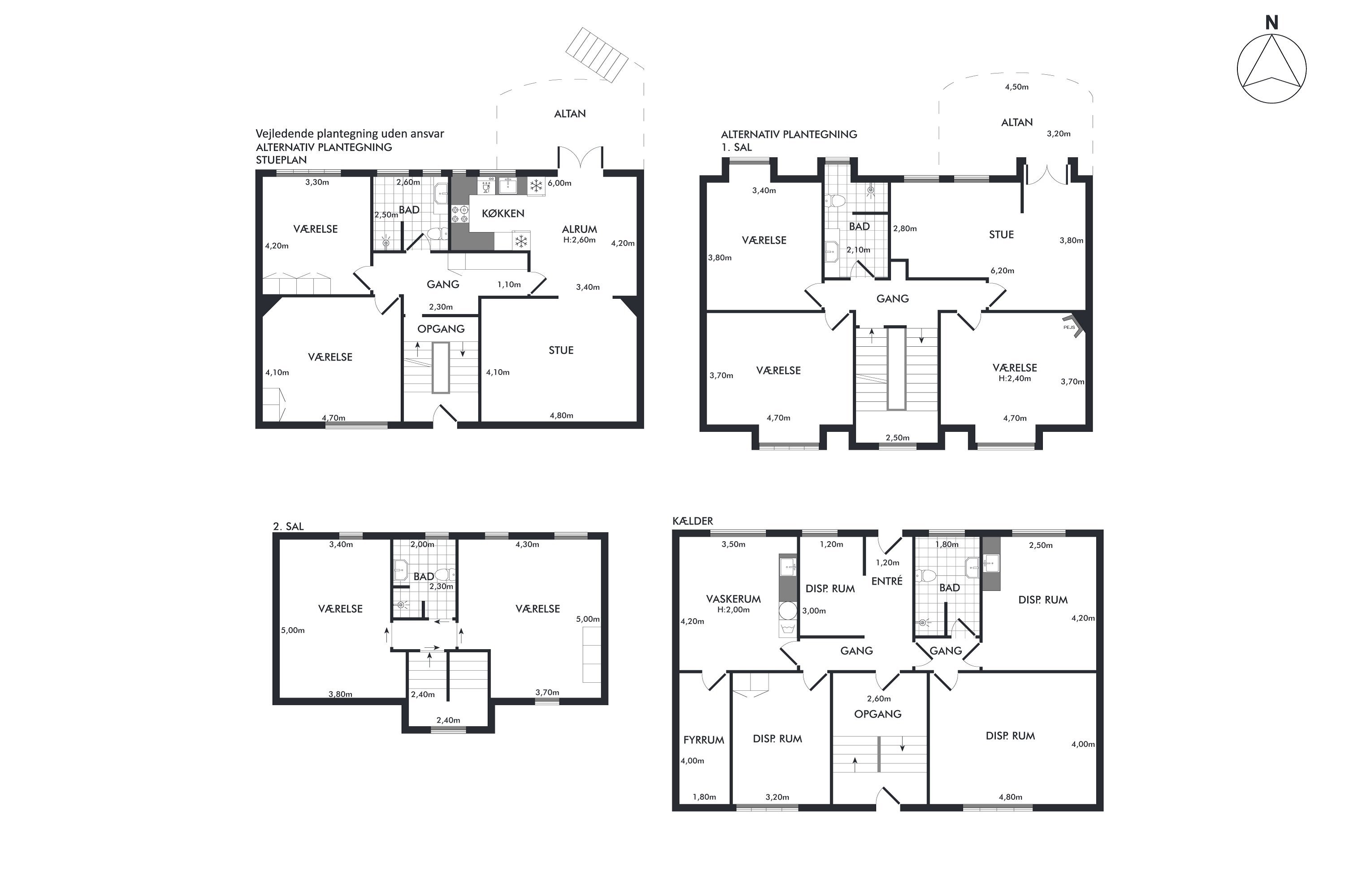 Plantegninger billede af Vestre Alle 32, 9000 Aalborg