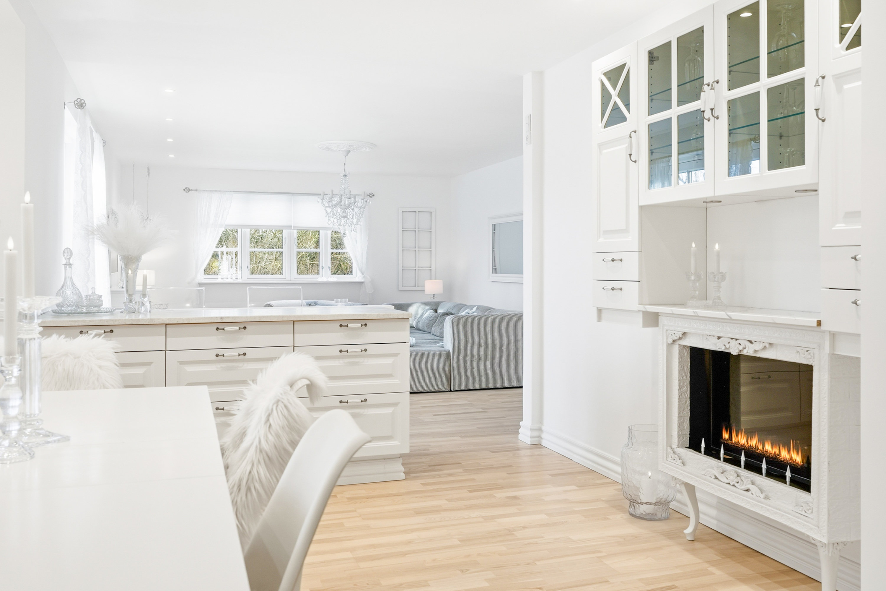 Fremhævet stue billede i fuldskærmstilstand. Billede af Æbleskivegyden 31, Allesø, 5270 Odense N