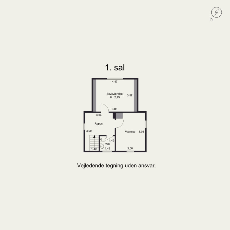 Plantegninger billede af Landevejen 22, 8350 Hundslund
