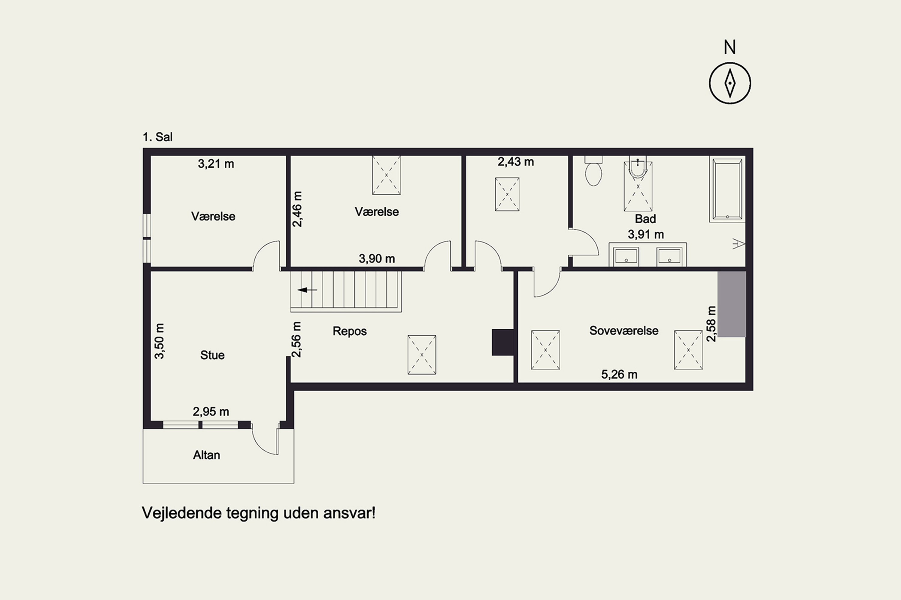 Plantegninger billede af Gyndbjerg 21, Agtrup, 6091 Bjert