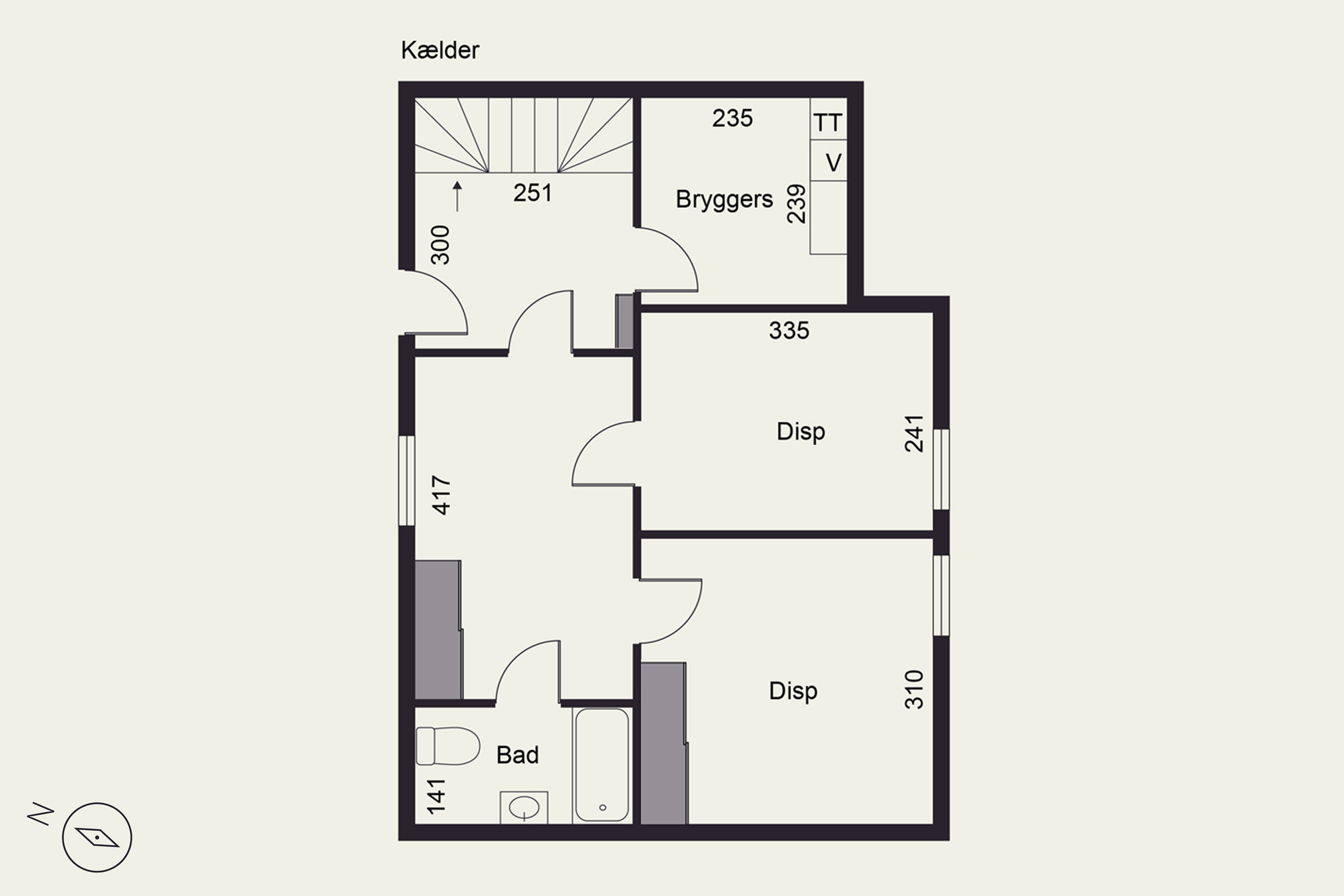 Plantegninger billede af Holken 3, Hasle, 8210 Aarhus V