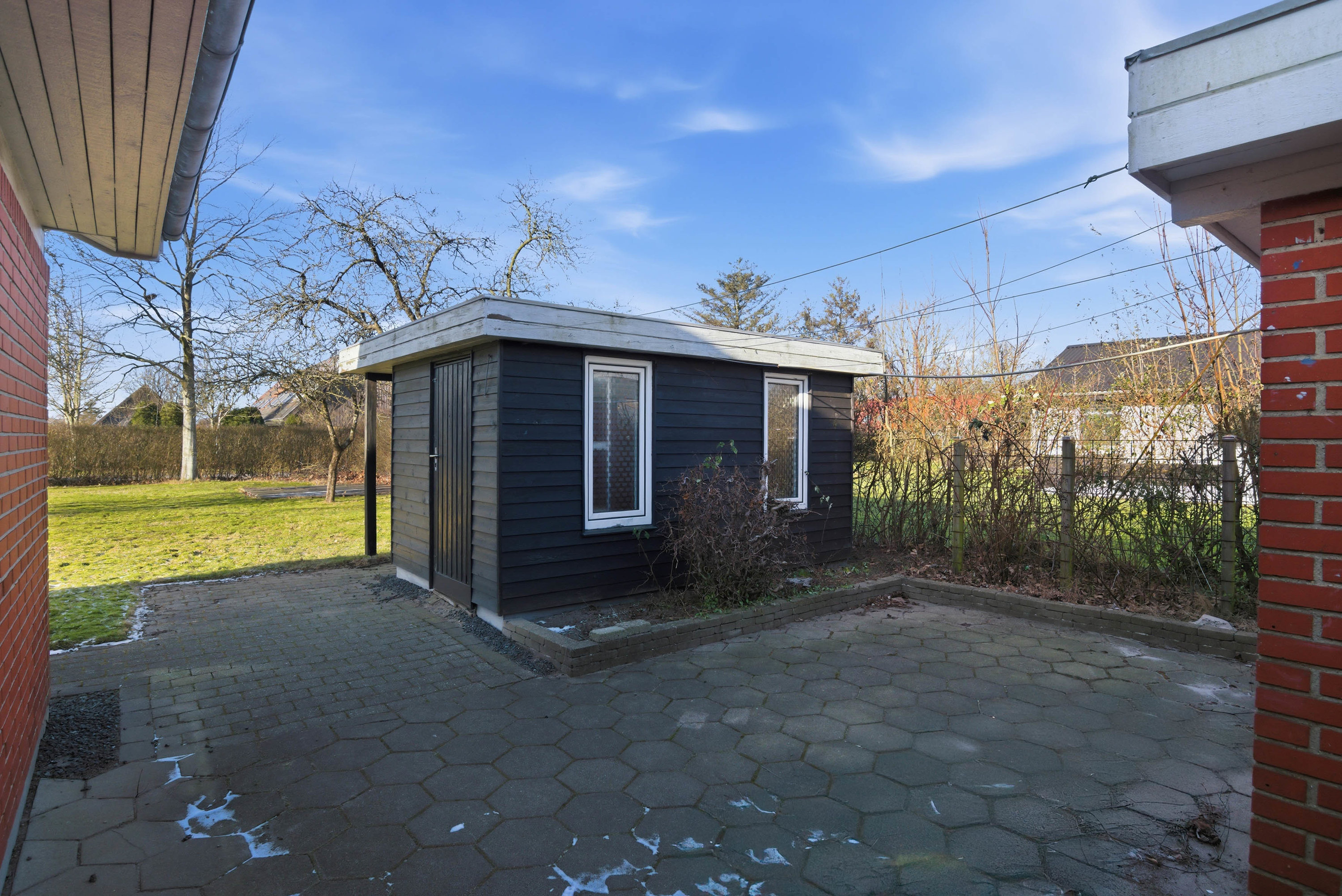 Fremhævet terrasse billede i fuldskærmstilstand. Billede af Griegsvej 1, 7500 Holstebro