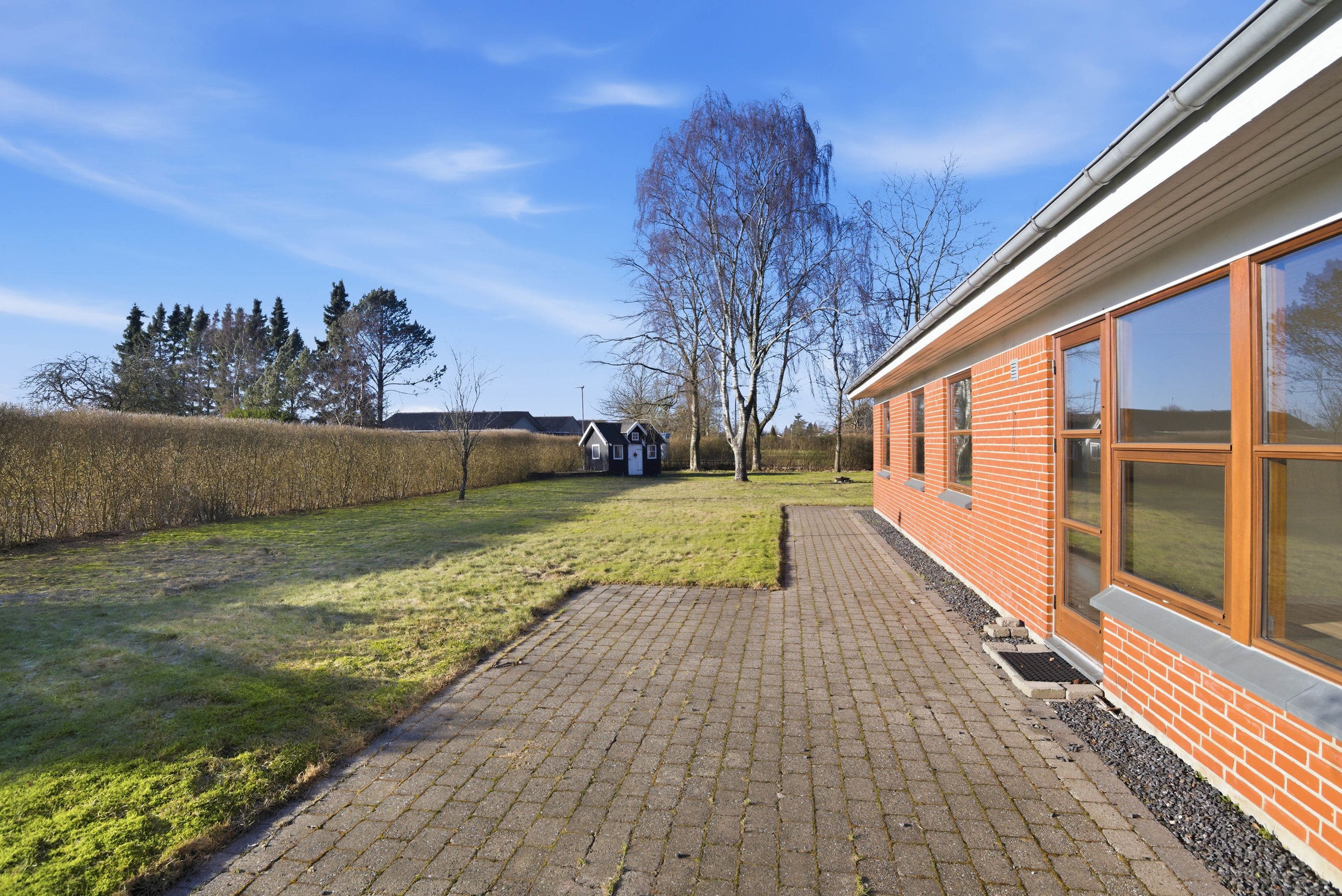 Fremhævet terrasse billede i fuldskærmstilstand. Billede af Griegsvej 1, 7500 Holstebro