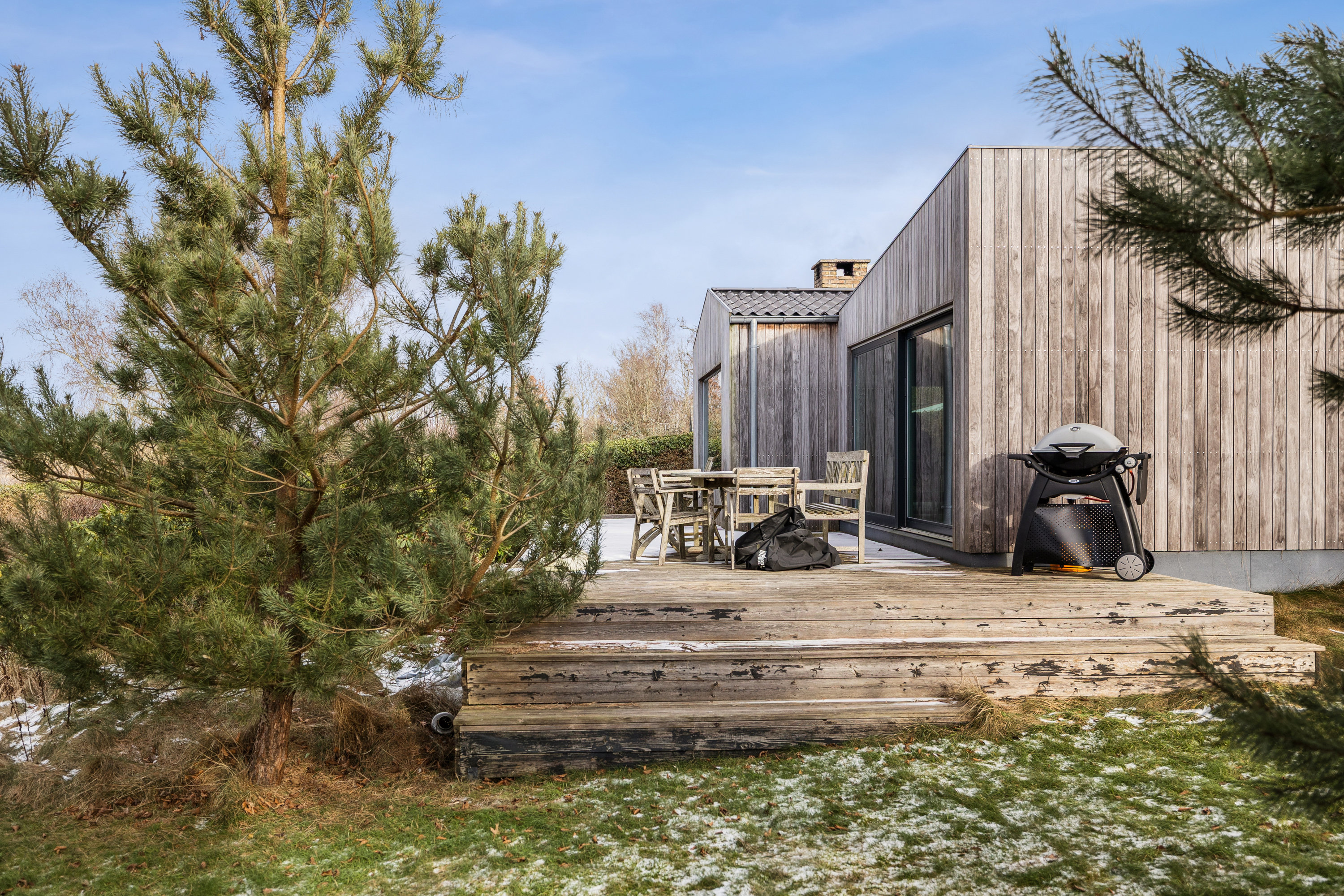 Fremhævet terrasse billede i fuldskærmstilstand. Billede af Mossøbrå 11, Vrold, 8660 Skanderborg