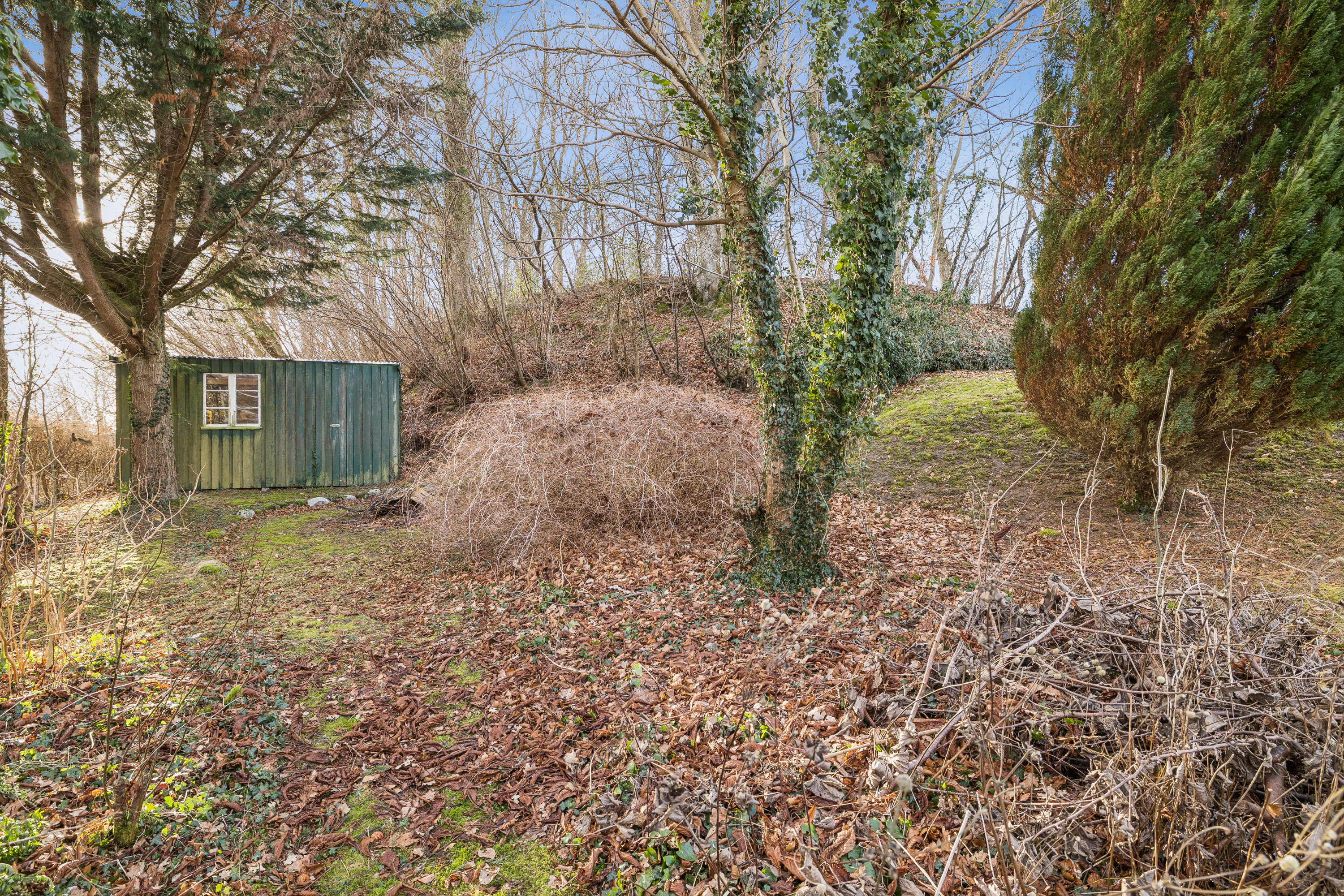 Fremhævet grund billede i fuldskærmstilstand. Billede af Båstrupgyde 6, Båstrup, 8660 Skanderborg